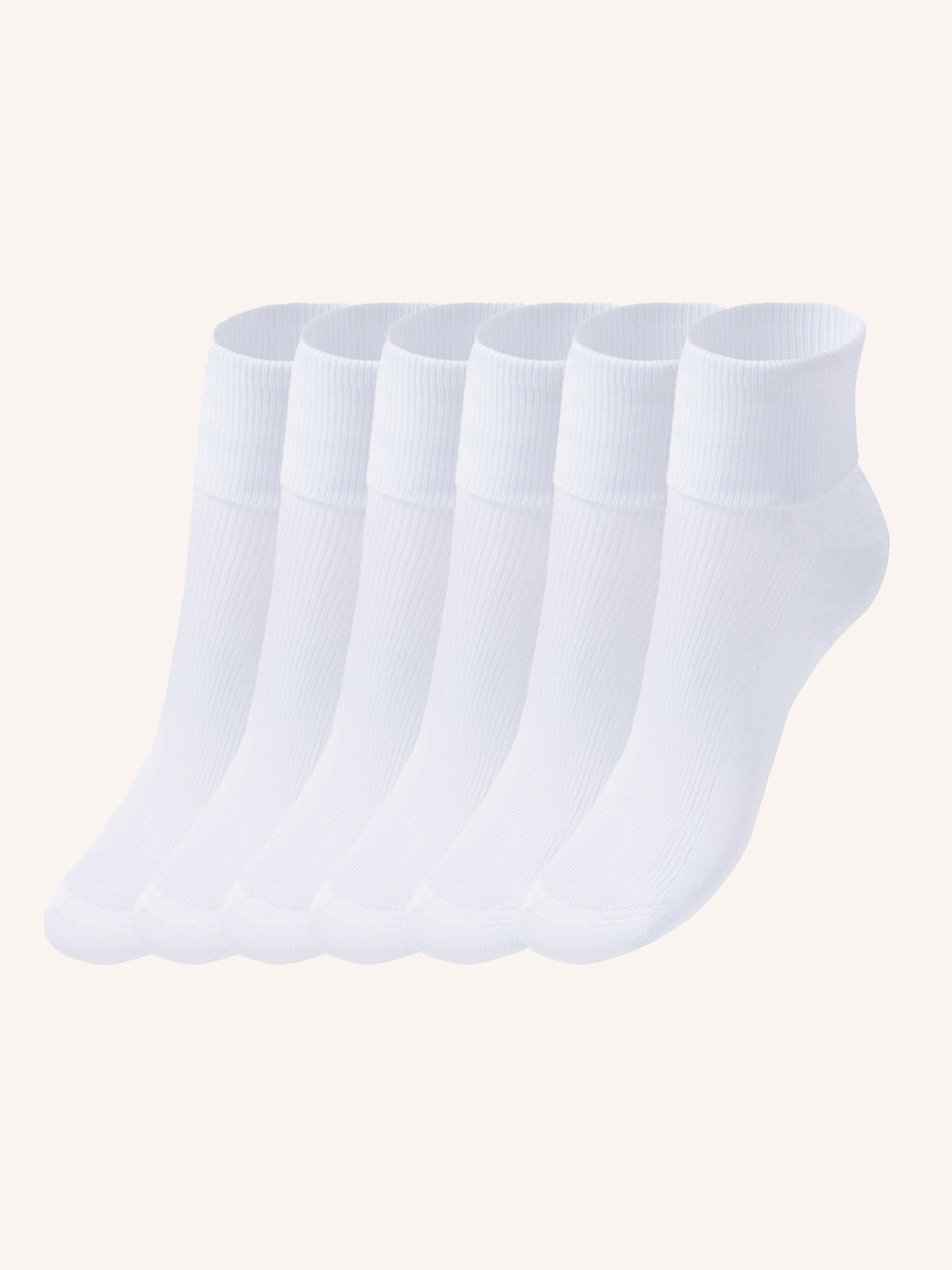 Short Cotton Socks for Women | Plain Color | Pack of 6 Pairs | 061 D Sanitary Stocking