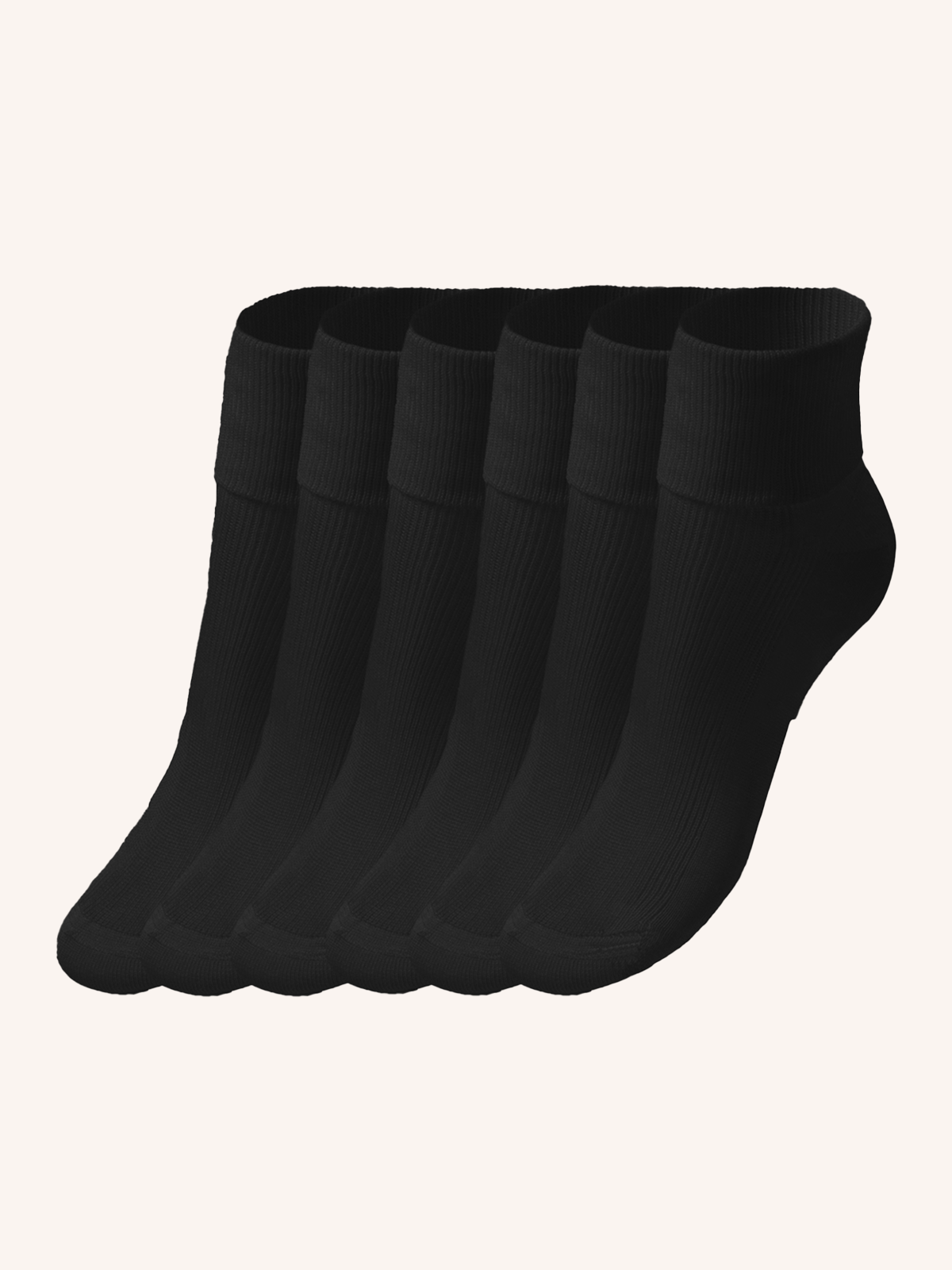 Short Cotton Socks for Women | Plain Color | Pack of 6 Pairs | 061 D Sanitary Stocking