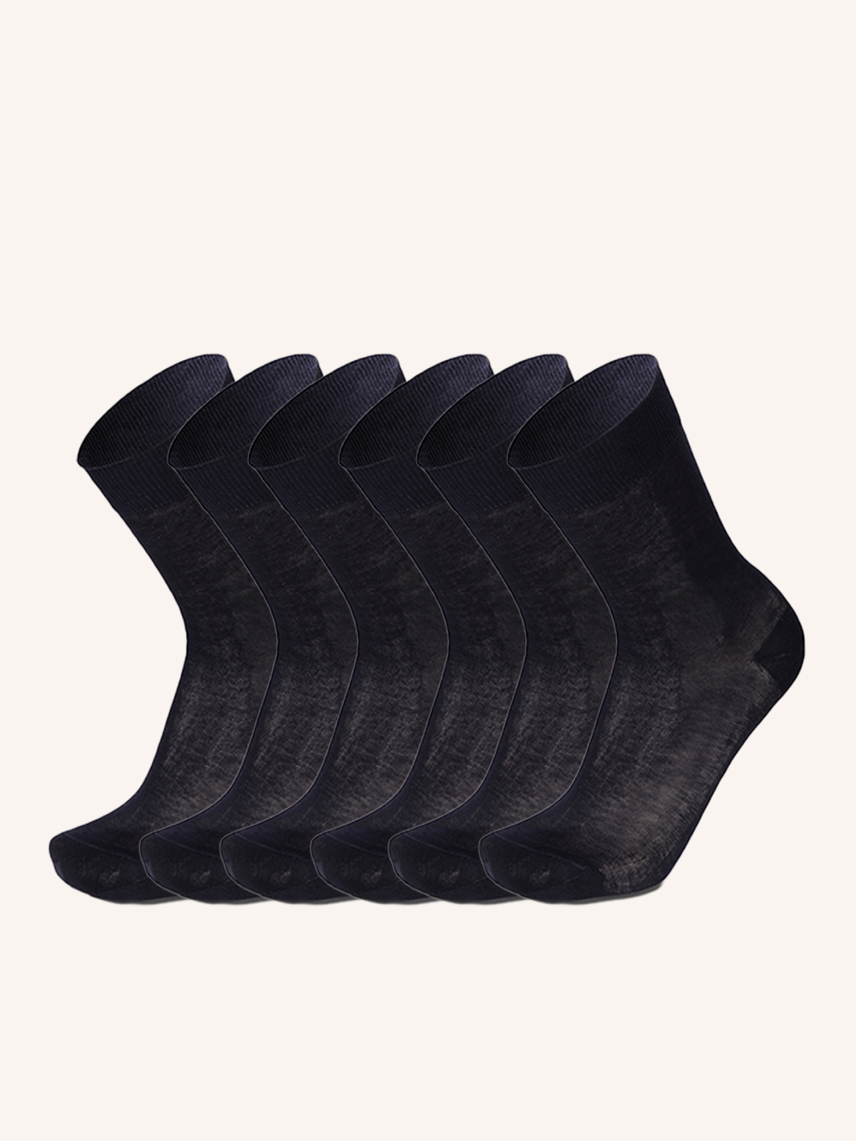 Calza Corta Rasata in Cotone Filo di Scozia per Uomo | Tinta Unita | Confezione da 6 Paia | Boeing