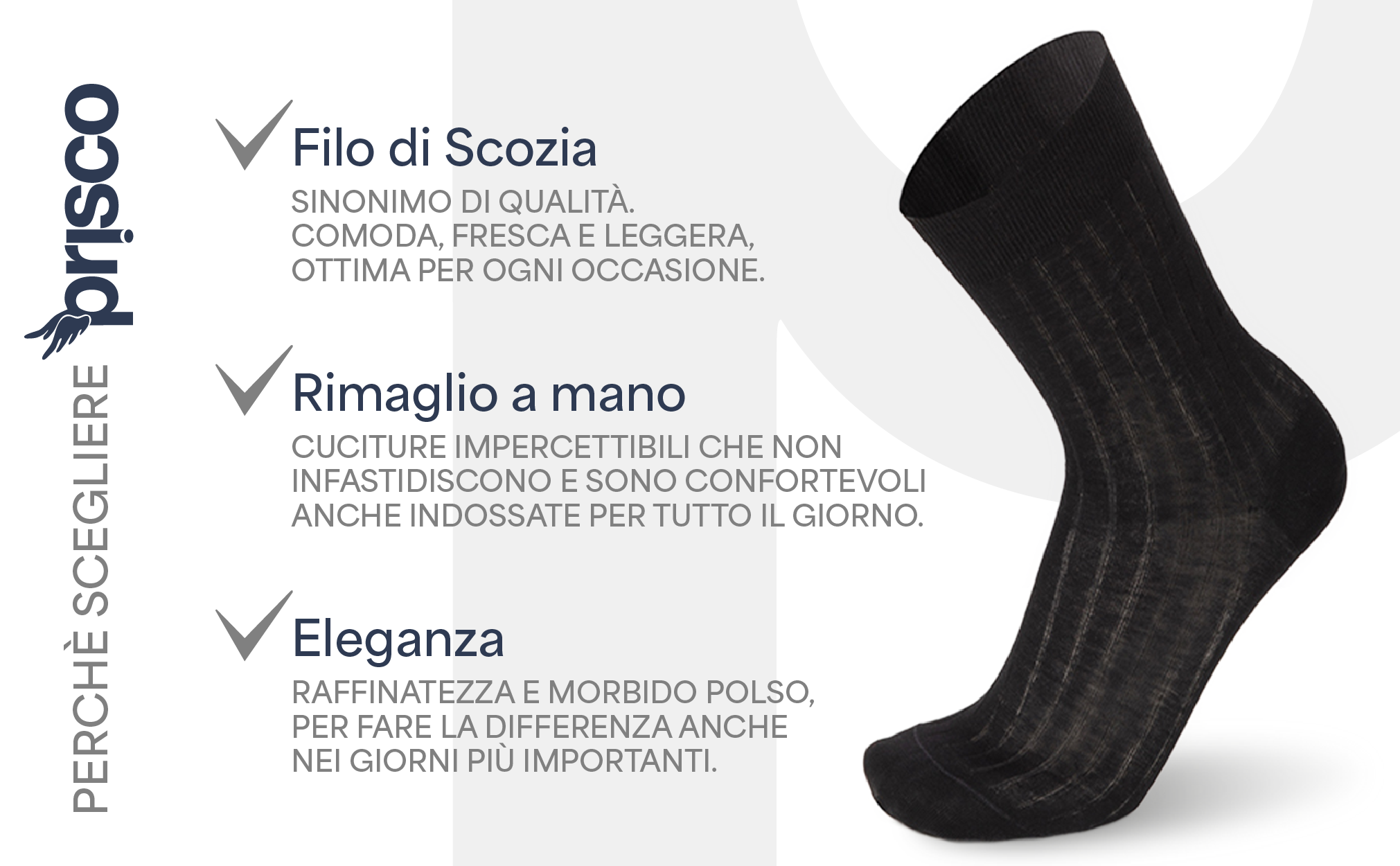 Calza Corta a Costa in Filo di Scozia per Uomo | Tinta Unita | Confezione da 6 Paia | Aston C