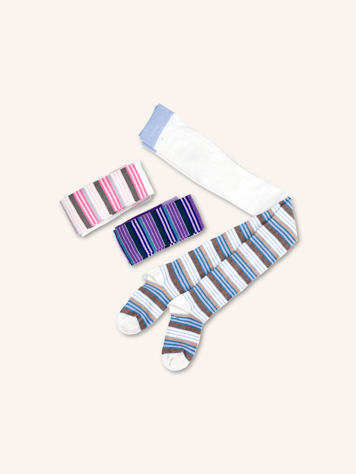 Calzamaglia Collant in Cotone per Bambino | Fantasia | Confezione 3 Paia | 901