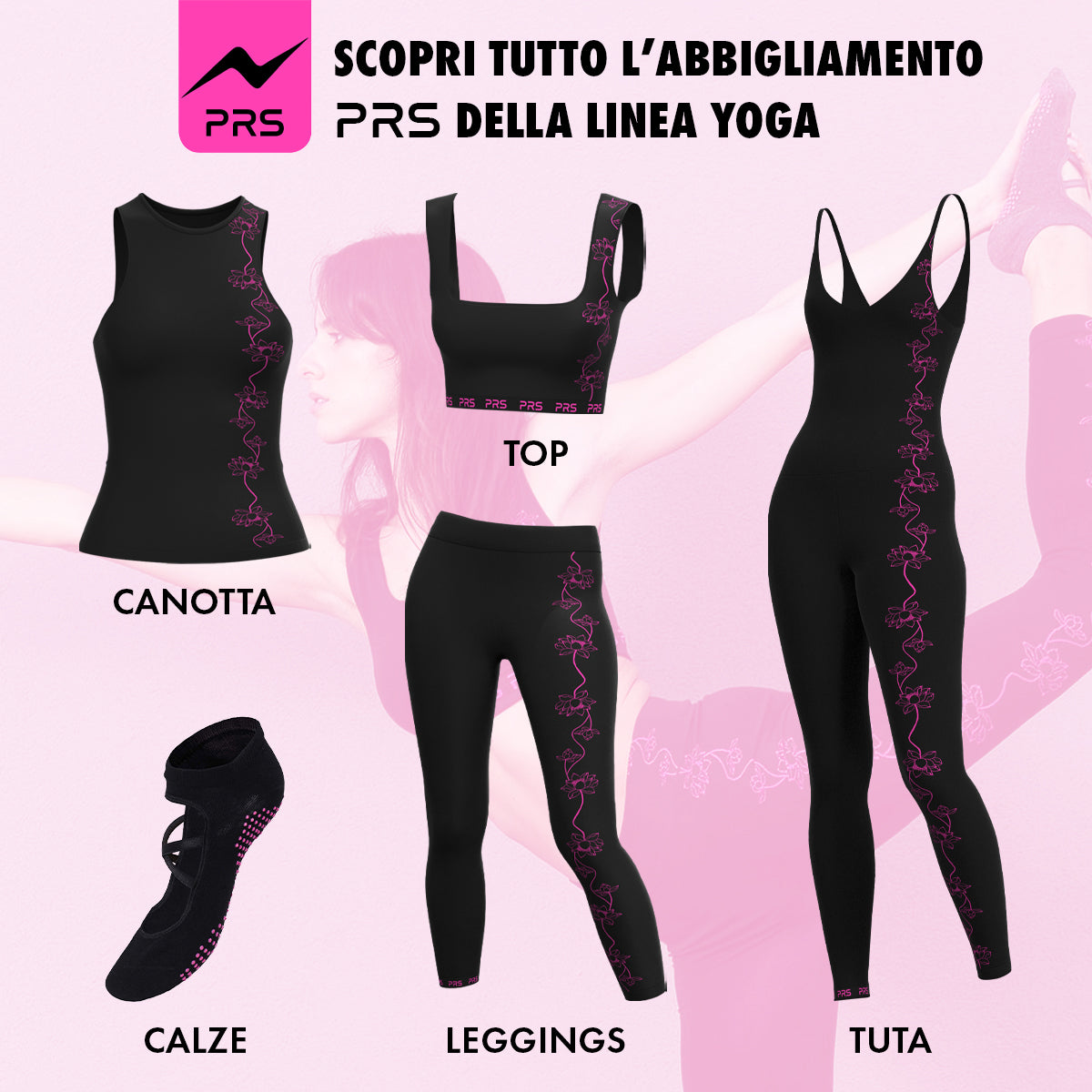 Yoga Crops for Women | Single Pack | PRS PRO 507