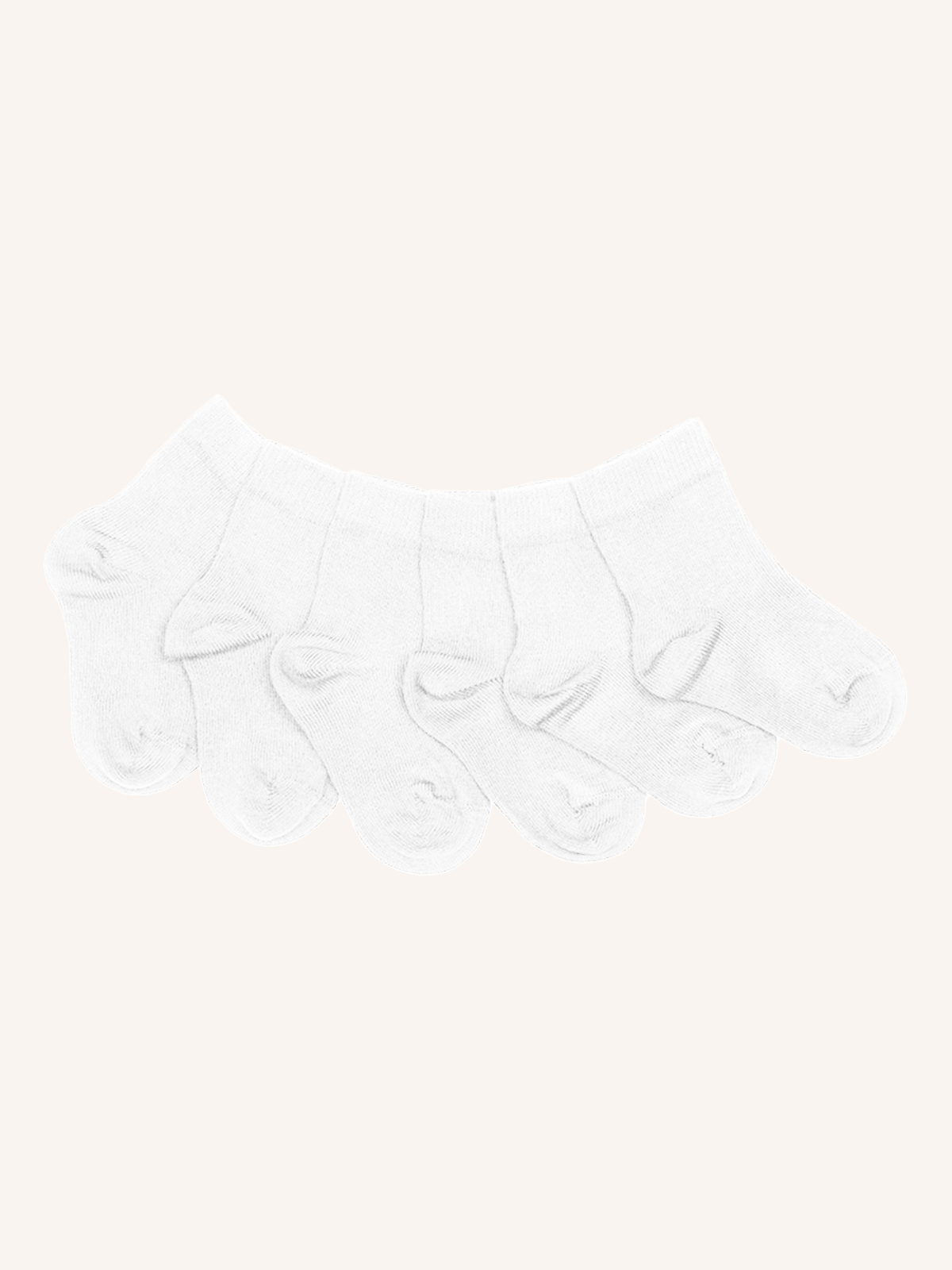 Cotton Short Sock for Child | Solid Color | Pack of 6 Pairs | Bio B3