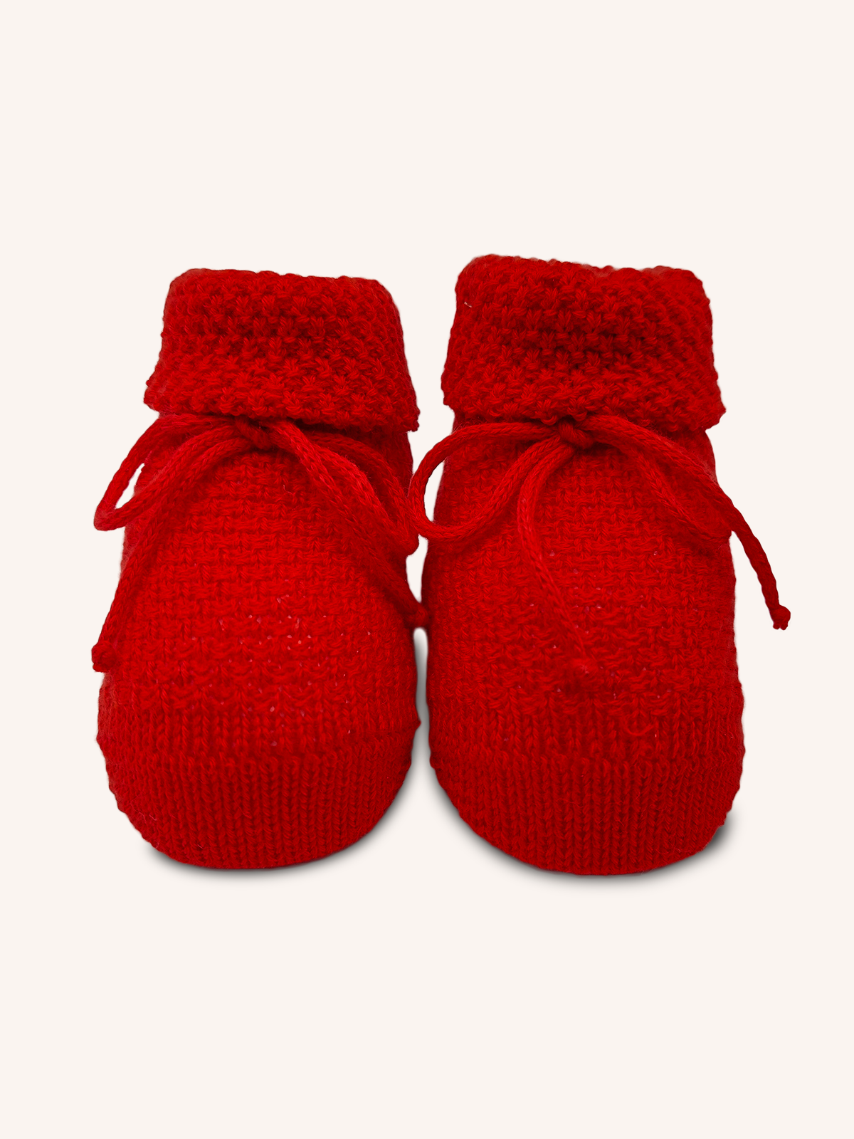 Babbuccia Natalizia per Neonato Primi mesi | Tinta Unita | Confezione 1 Paio