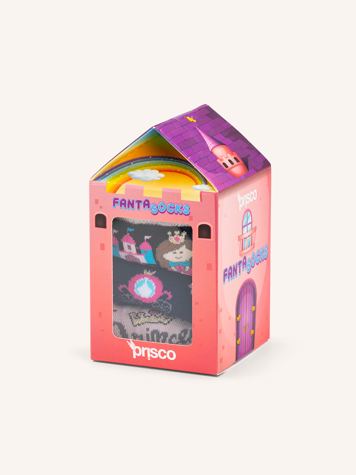 Calza Corta Antiscivolo per Bambina | Tinta Unita | Confezione da 2 paia | Pierino F