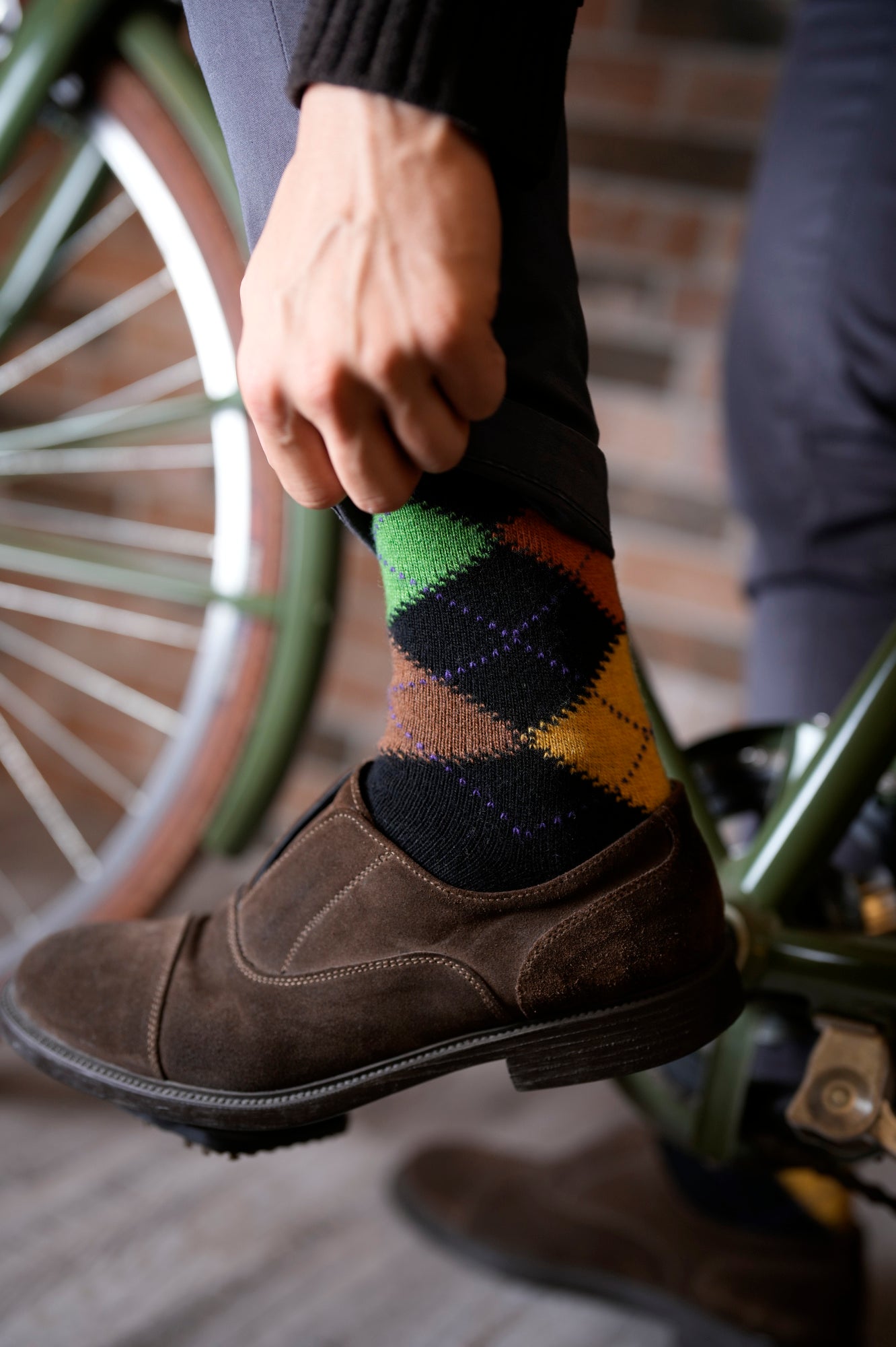 Calza Lunga in Lana Cashmere per Uomo | Fantasia | Confezione da 2 paia | Daiquiri L