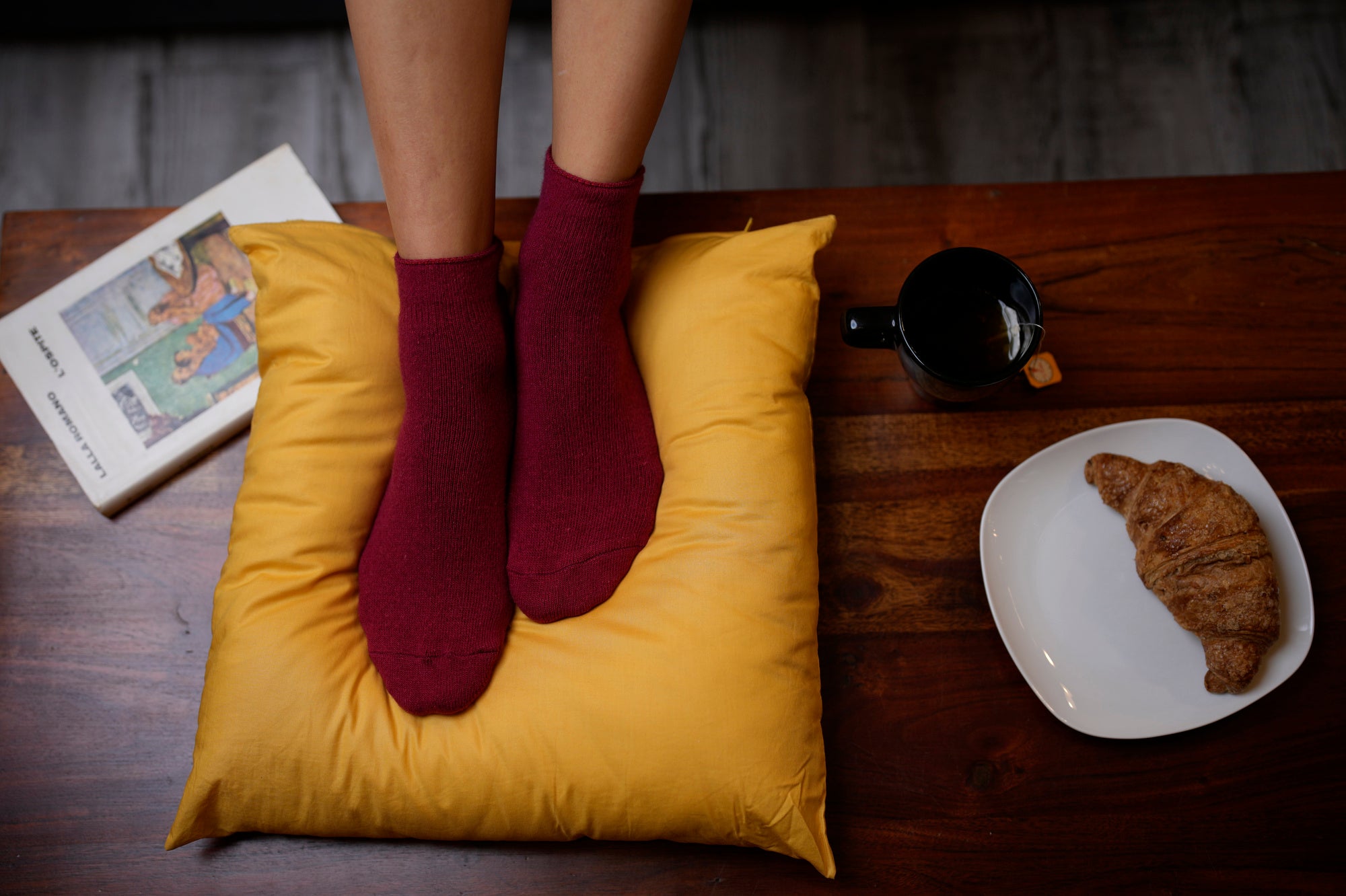 Calza Corta in Angora Cotone e Viscosa per Donna | Tinta Unita | Confezione da 3 Paia | Ancot