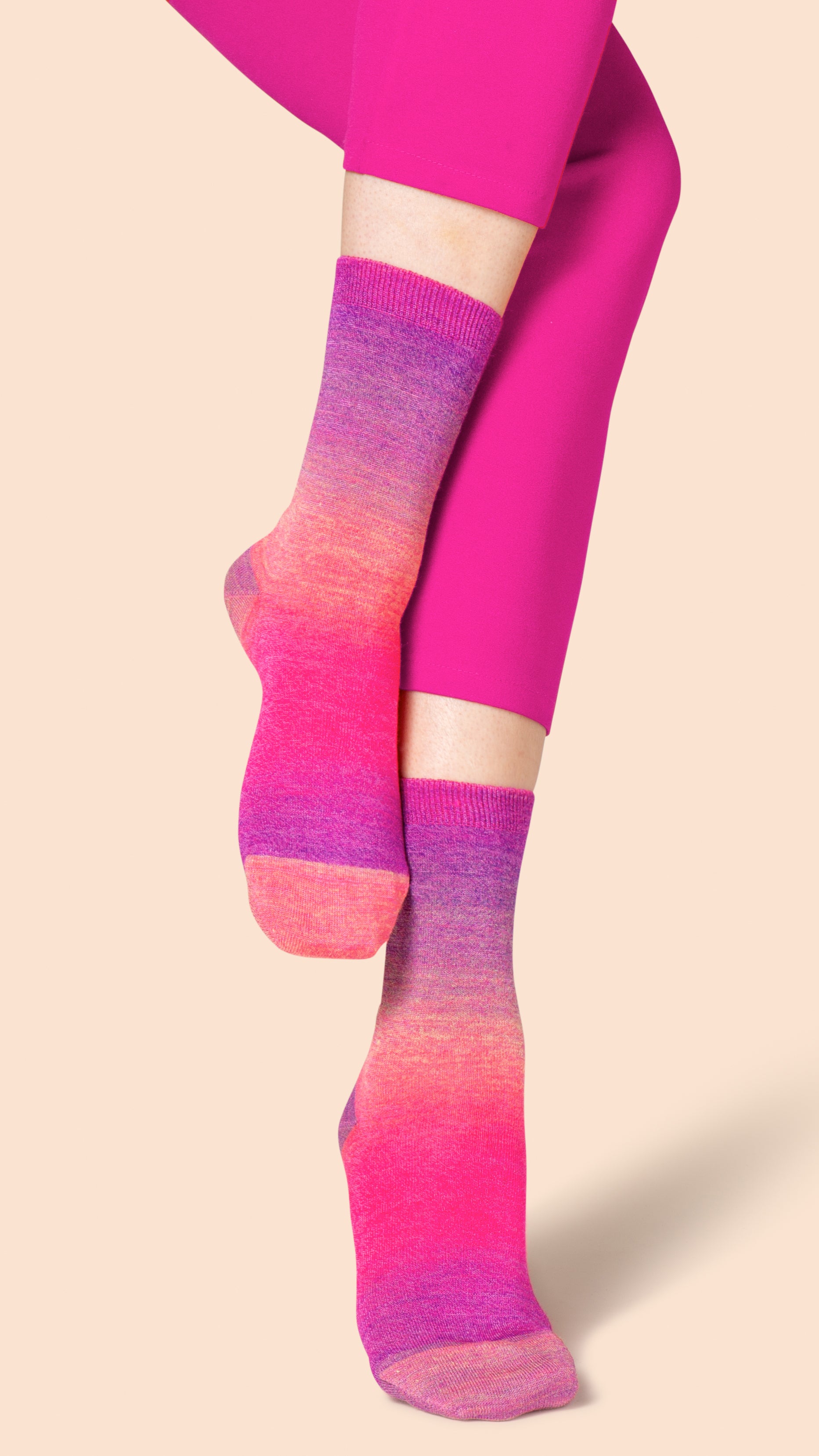 Calza Corta in Viscosa per Donna | Fantasia | Confezione da 3 Paia | Beauty