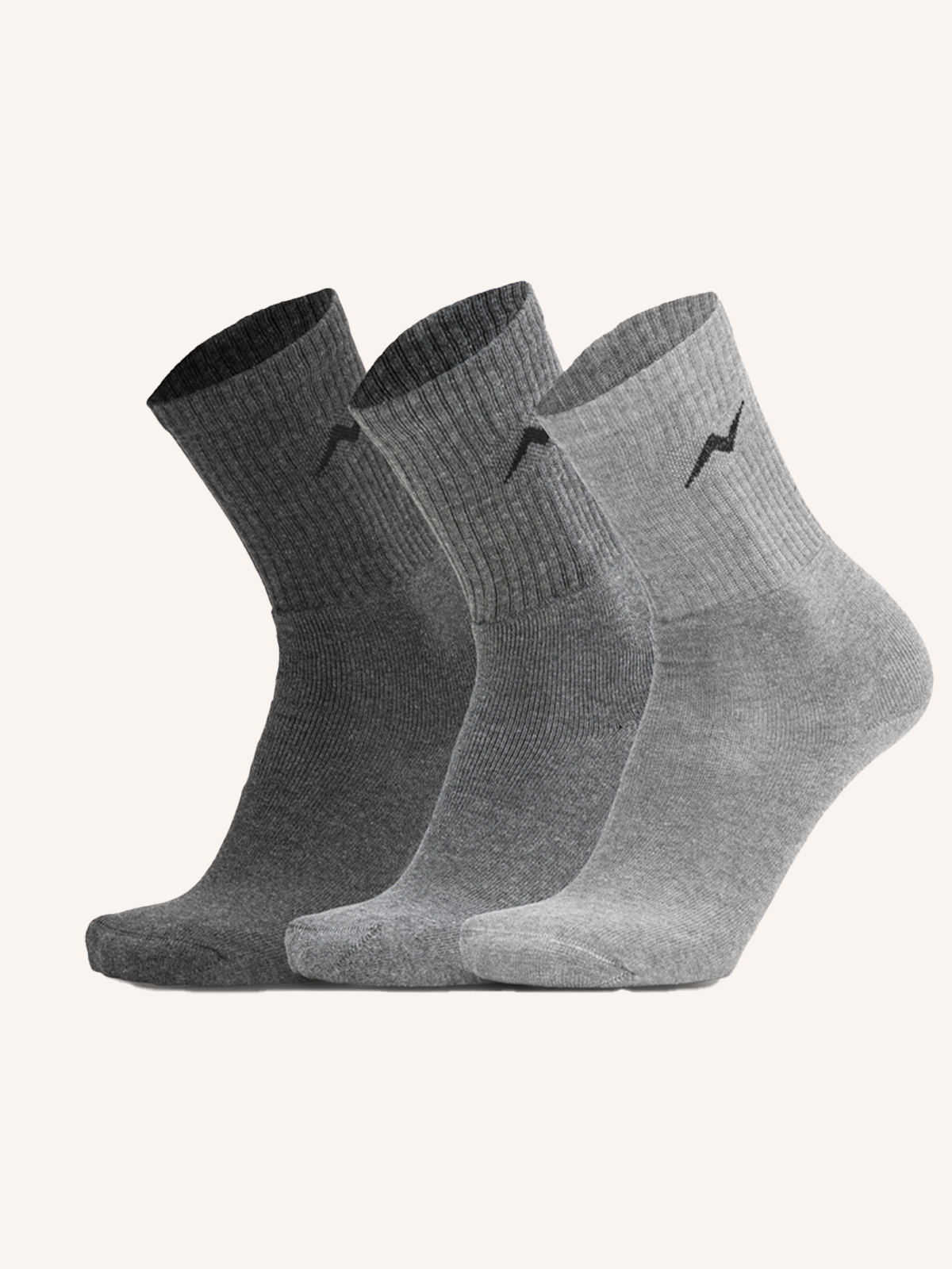 Calza Corta per Uomo da Tennis | Tinta Unita | Confezione da 3 Paia | PRS 01