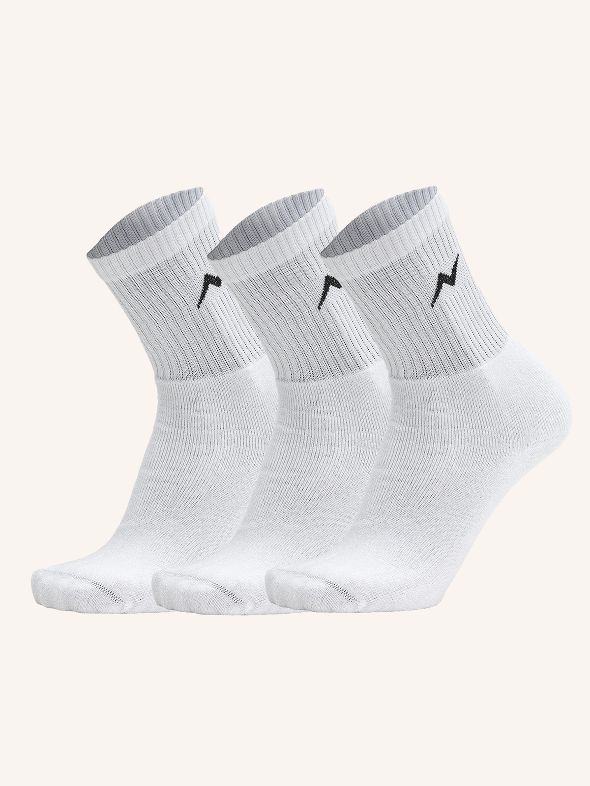 Calza Corta per Uomo da Tennis | Tinta Unita | Confezione da 3 Paia | PRS 01