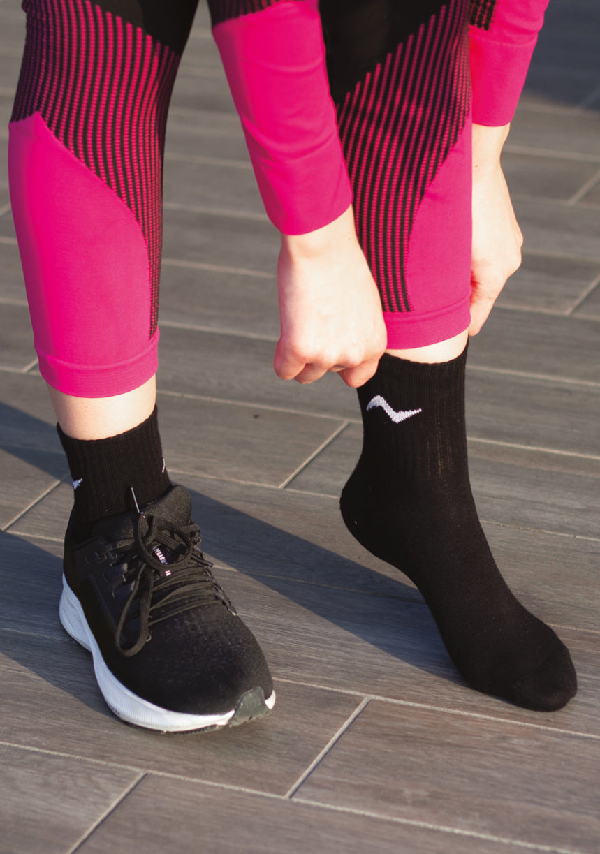 Calza Corta per Uomo da Tennis | Tinta Unita | Confezione da 3 Paia | PRS 01