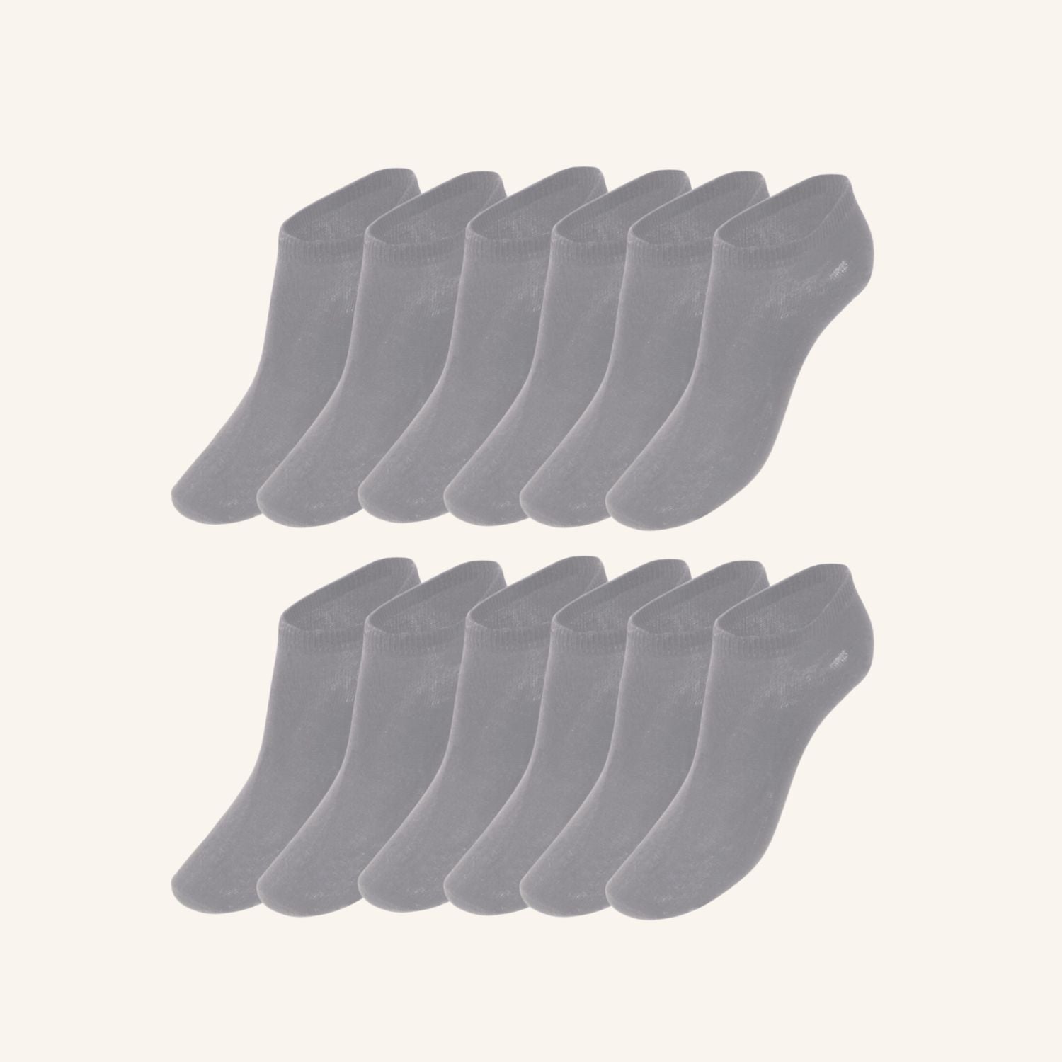 MiniCalza in Cotone | Tinta Unita | Confezione da 12 Paia | Roma