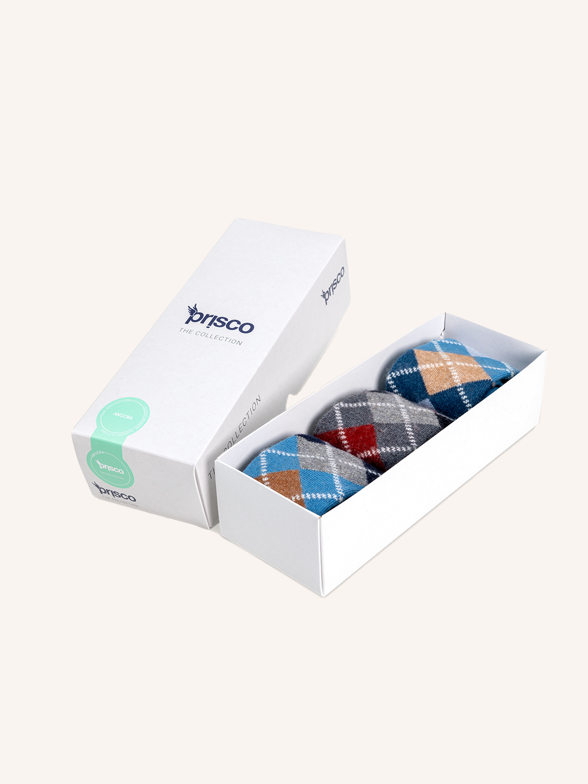 Long Cotton & Angora Socks for Men | Fantasy | Pack of 3 pairs | Alpiez L