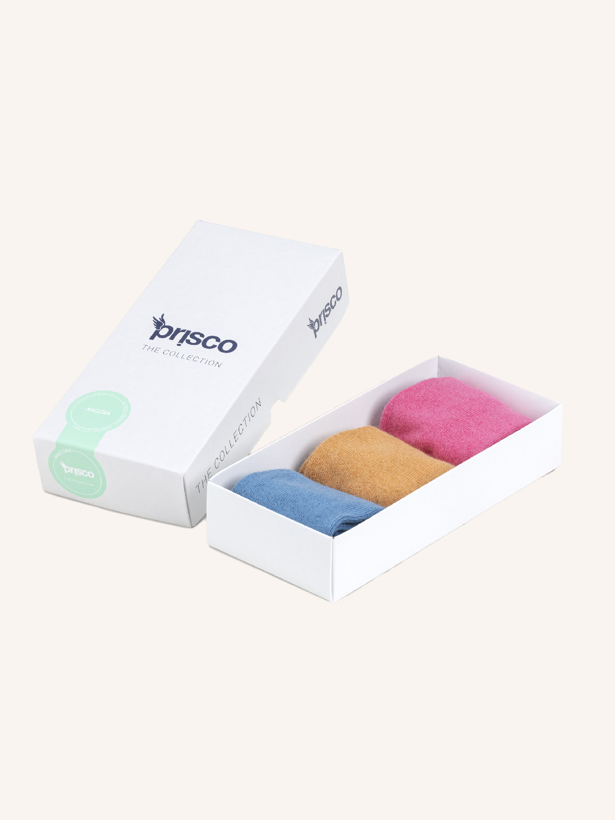 Calza Corta in Angora Cotone e Viscosa per Donna | Tinta Unita | Confezione da 3 Paia | Ancot