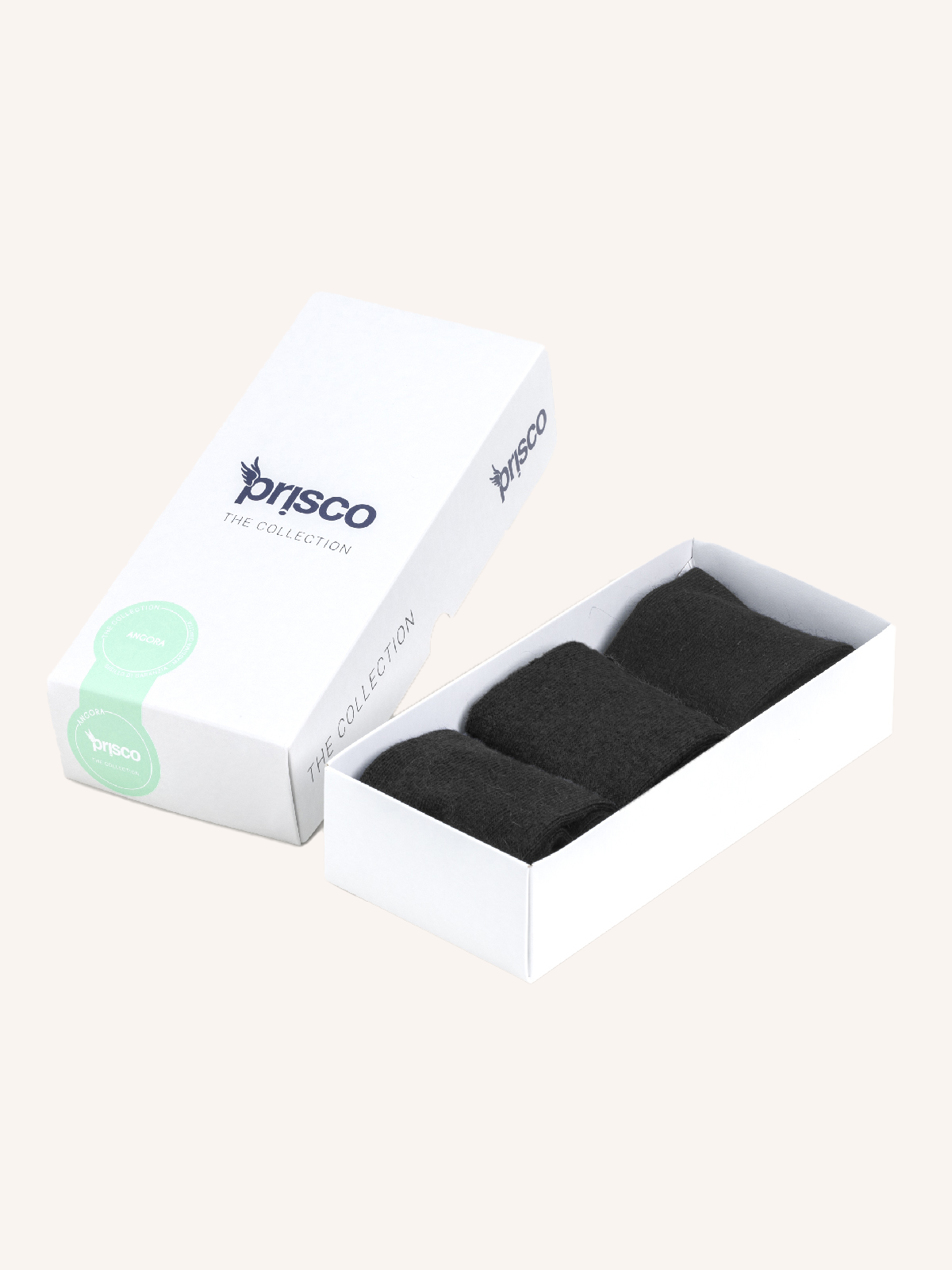 Long Socks in Angora, Cotton and Viscose for Women | Plain Color | Pack of 3 Pairs | Angor