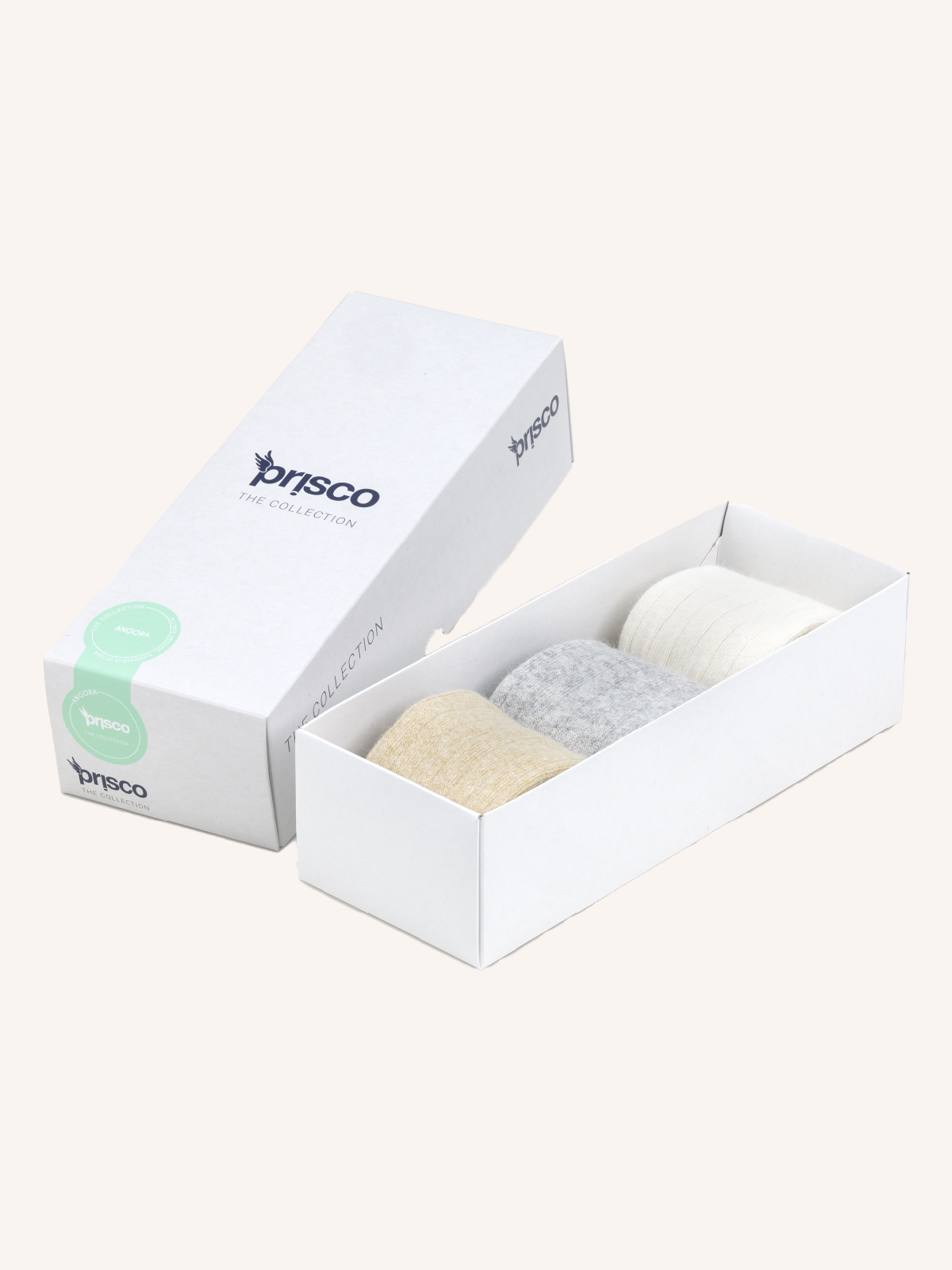 Long Socks in Angora, Cotton and Viscose for Women | Plain Color | Pack of 3 Pairs | Angor