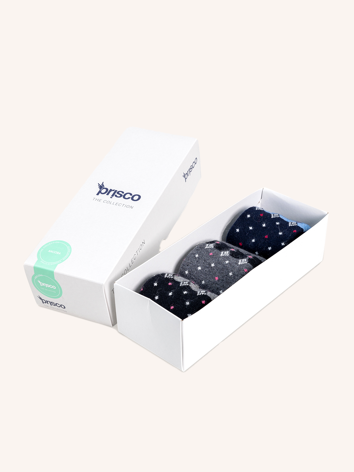 Calza Lunga in Cotone per Donna | Fantasia | Confezione da 3 paia | Artic