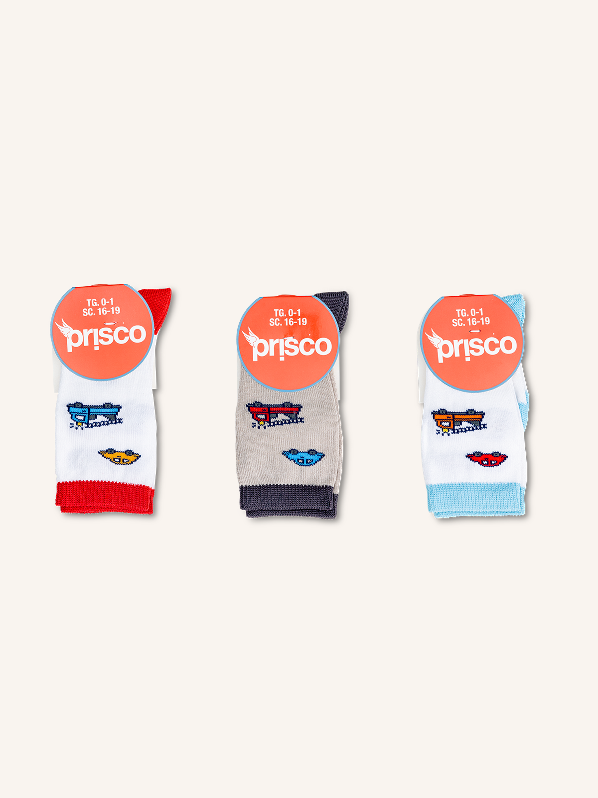 Calza Lunga in Cotone per Neonato | Fantasia | Confezione da 3 paia | BIM