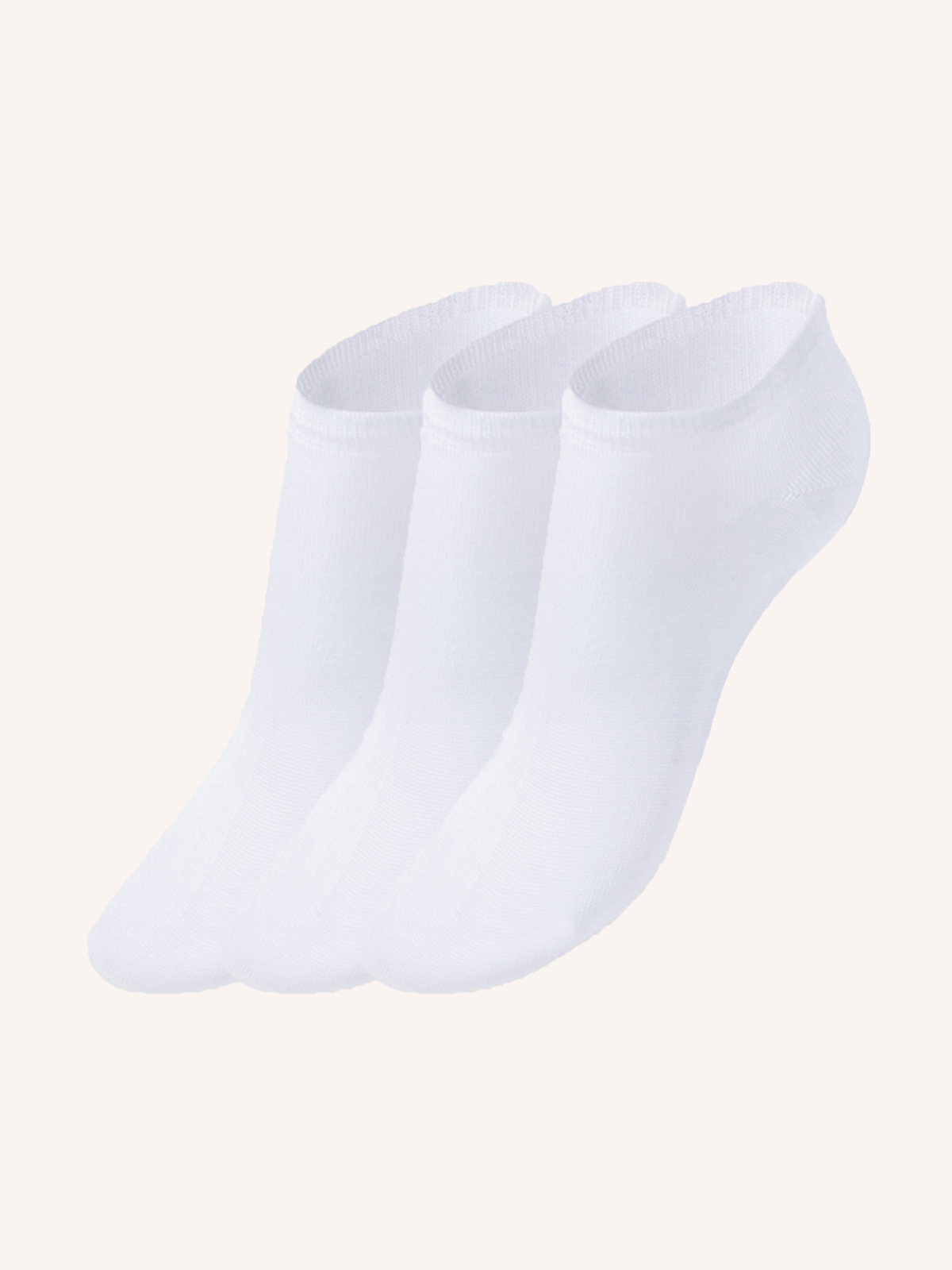 Short Sock in Organic Cotton for Women | Plain Color | Pack of 3 pairs | Bio D2
