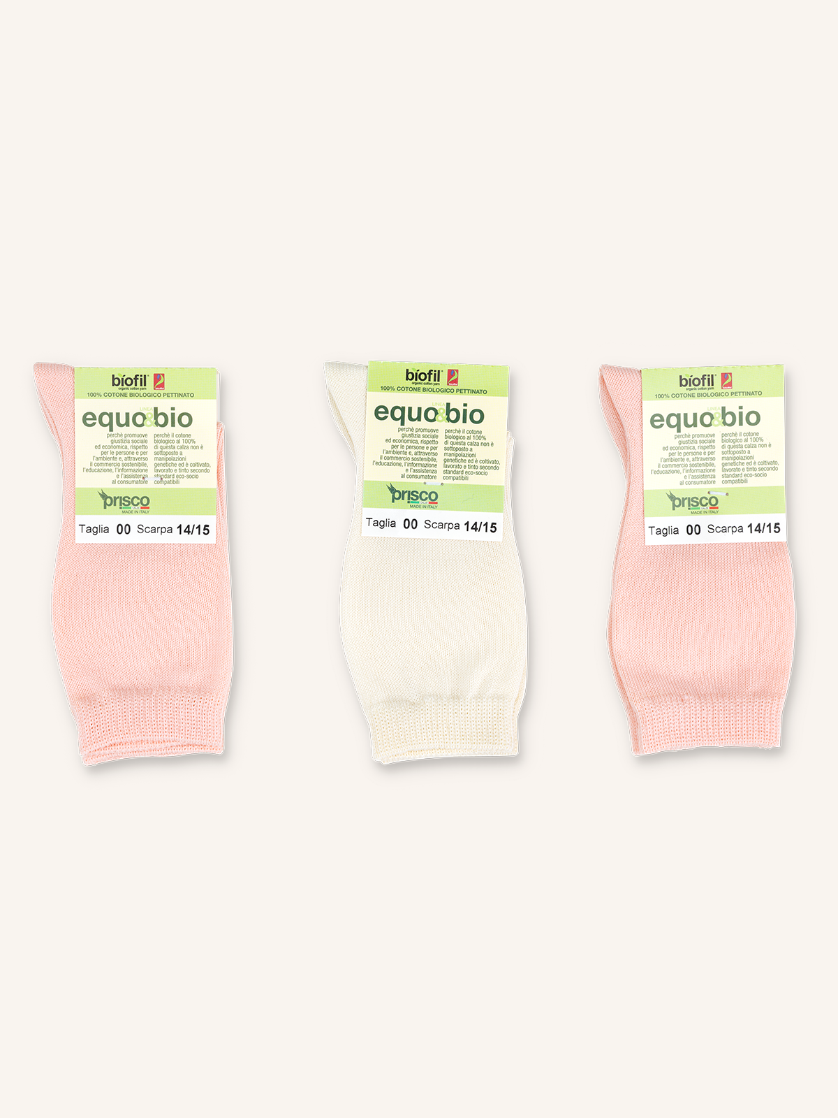 Smooth Long Cotton Sock for Newborn | Pack of 6 pairs | Bio N3