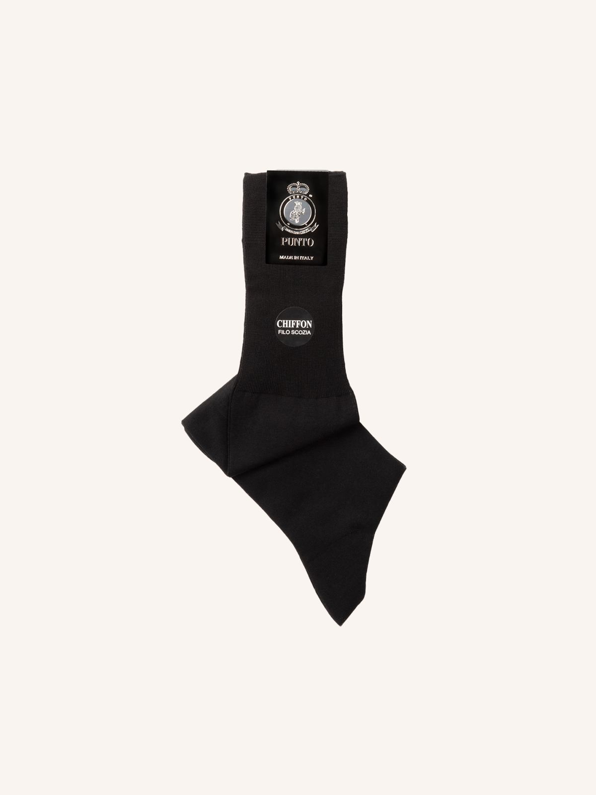 Long socks in air-conditioned lisle for men | Plain Color | Pack of 6 Pairs | Chiffon L