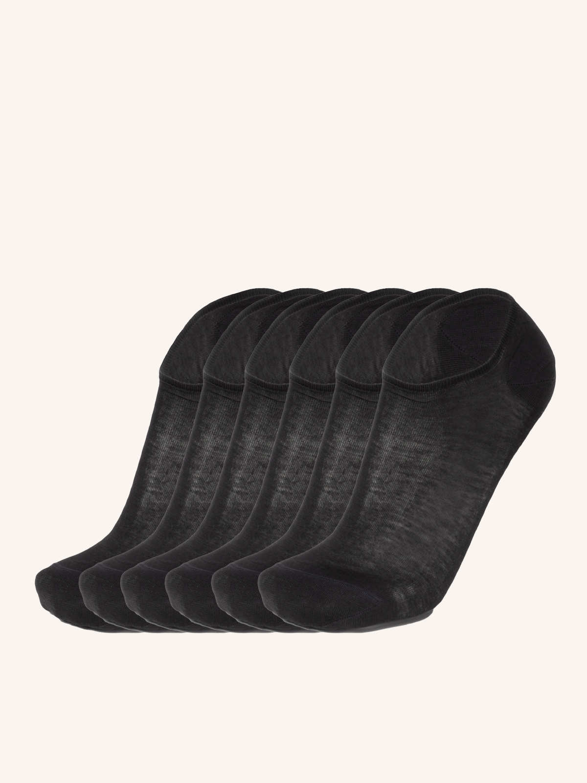 Calza Mini Sneaker in Filo di Scozia per Uomo | Tinta Unita | Confezione da 6 Paia | Chiffon Mini