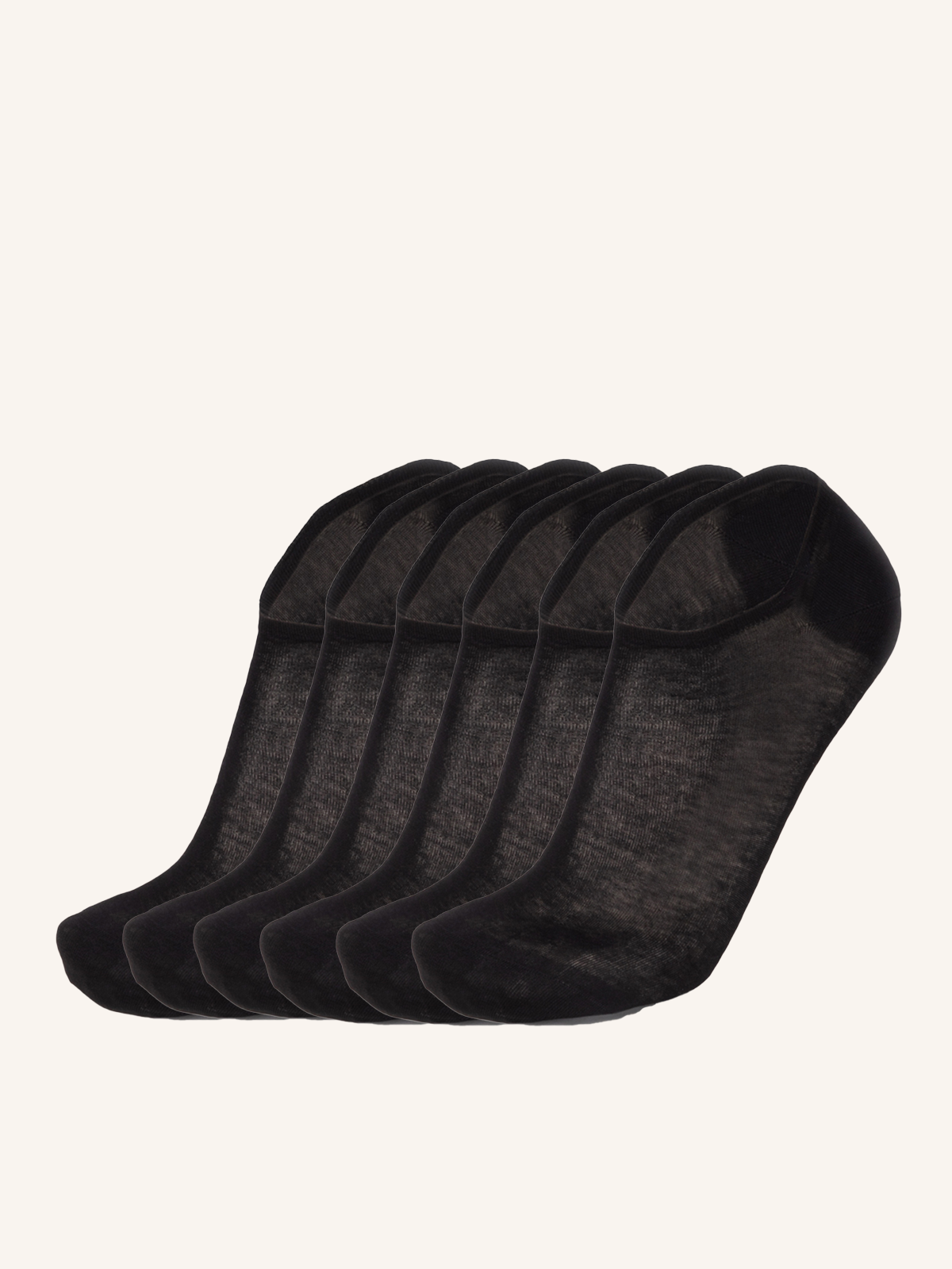 Calza Mini Sneaker in Filo di Scozia per Uomo | Tinta Unita | Confezione da 6 Paia | Chiffon Mini