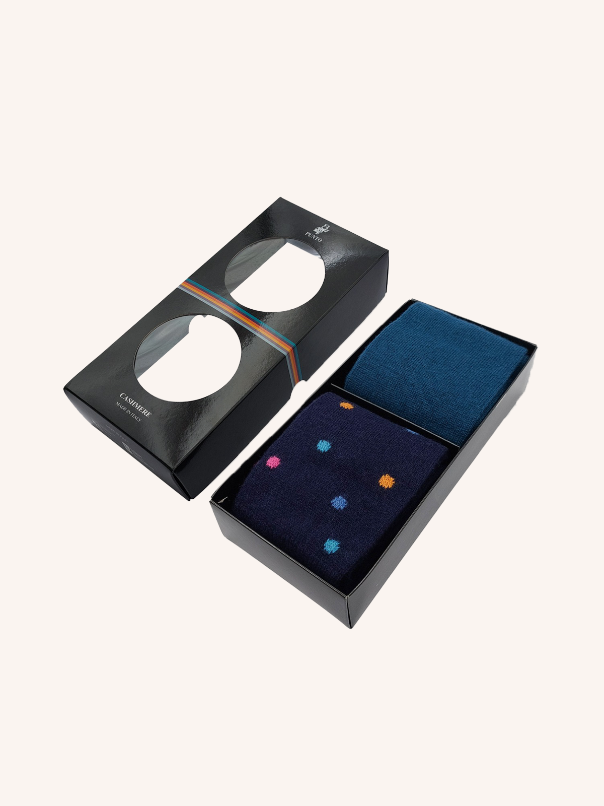 Calza Lunga in Lana Cashmere per Uomo | Fantasia | Confezione da 2 paia | Daiquiri L