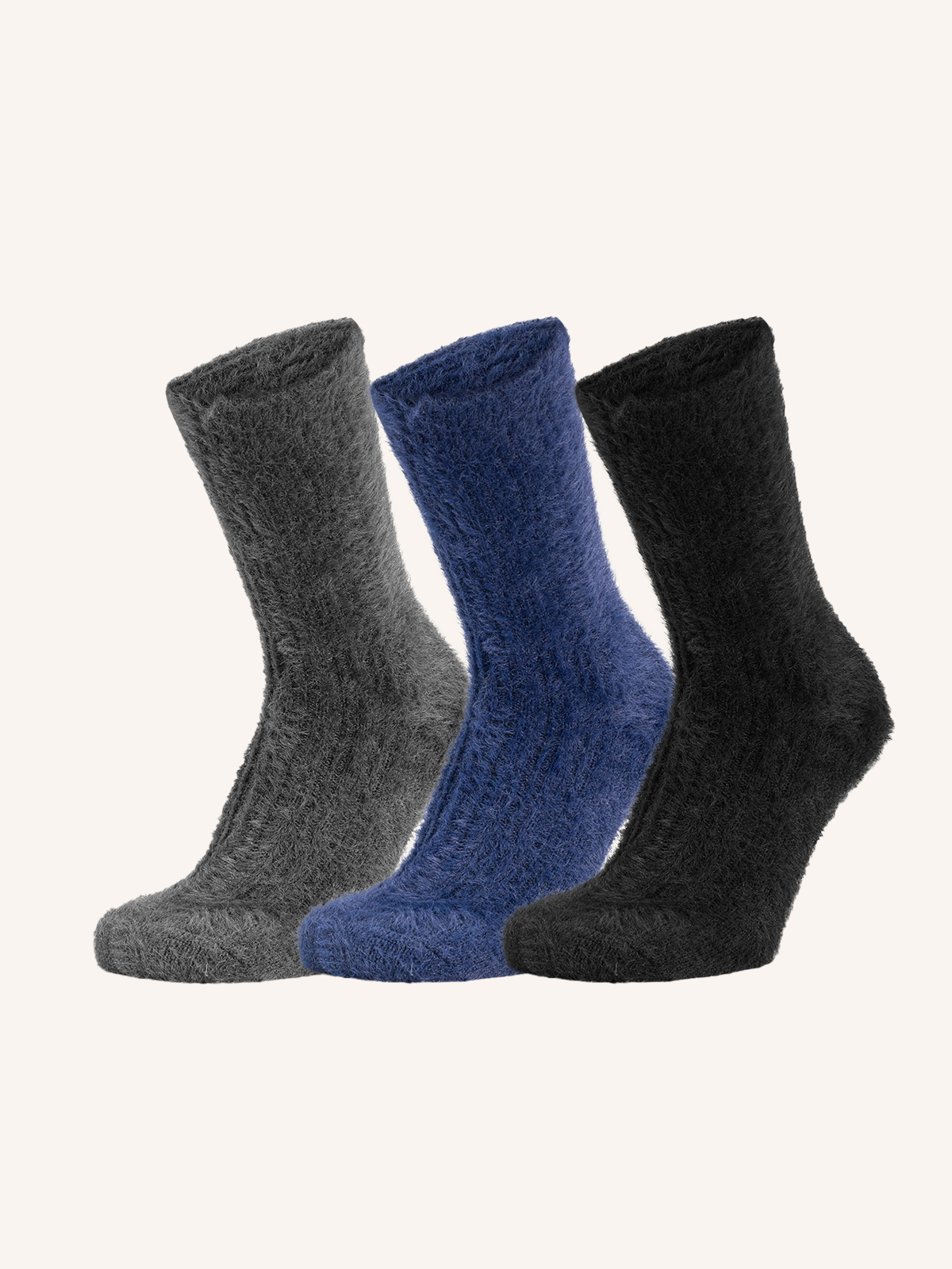 Soft Short Socks for Women | Plain Color | Pack of 3 pairs | Dudu