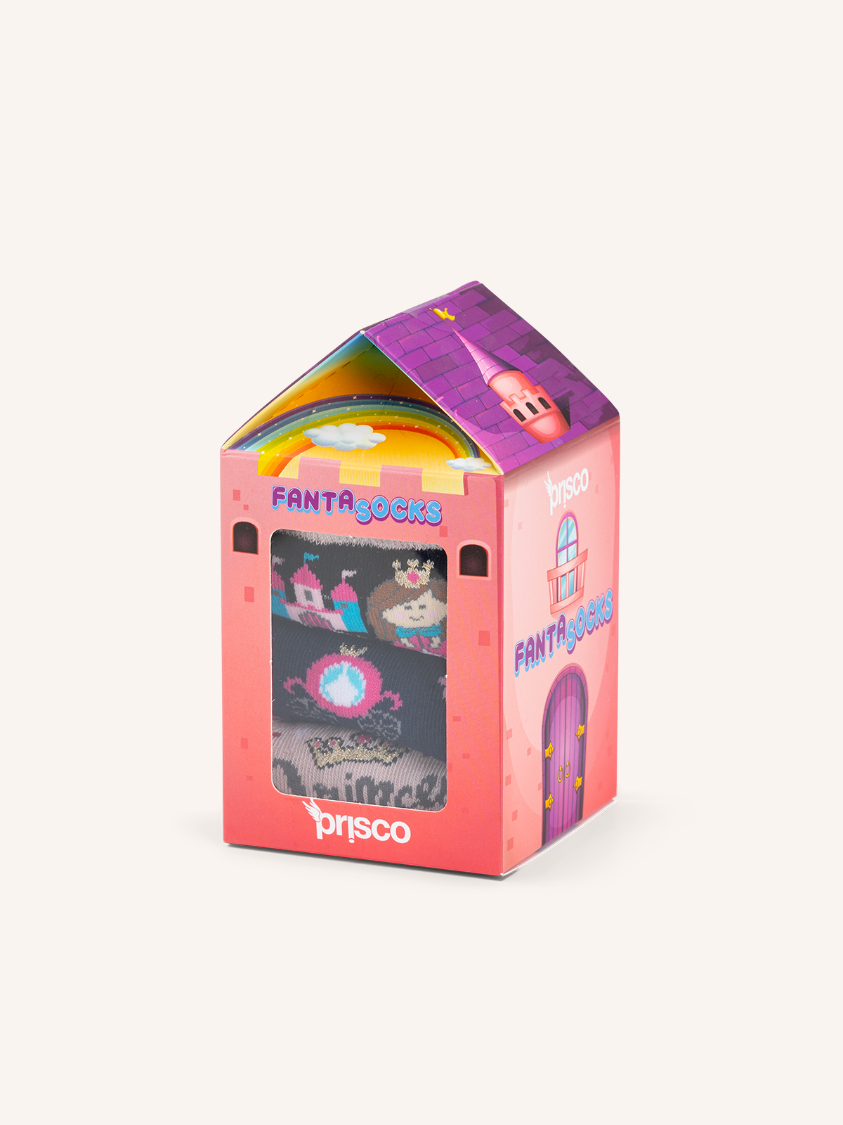 Calza Corta in Cotone per Bambina | Tinta Unita | Confezione da 3 paia | Games F