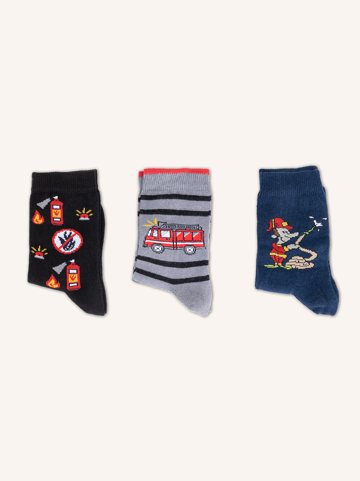 Short Cotton Socks for Children | Plain Color | Pack of 3 pairs | Games M