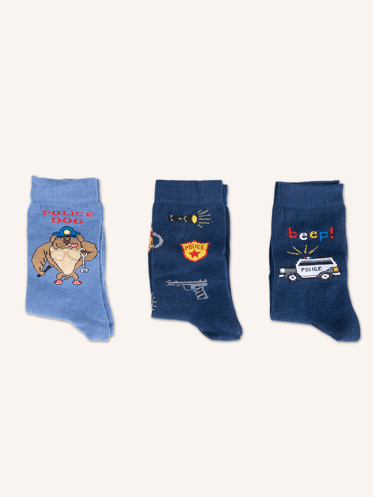 Short Cotton Socks for Children | Plain Color | Pack of 3 pairs | Games M