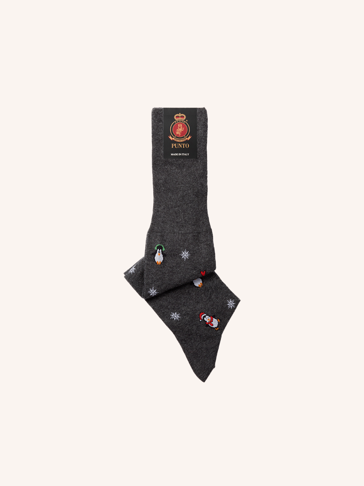 Calza Lunga in Cotone per Uomo motivo Natalizio | Fantasia | Confezione Singola | 301631