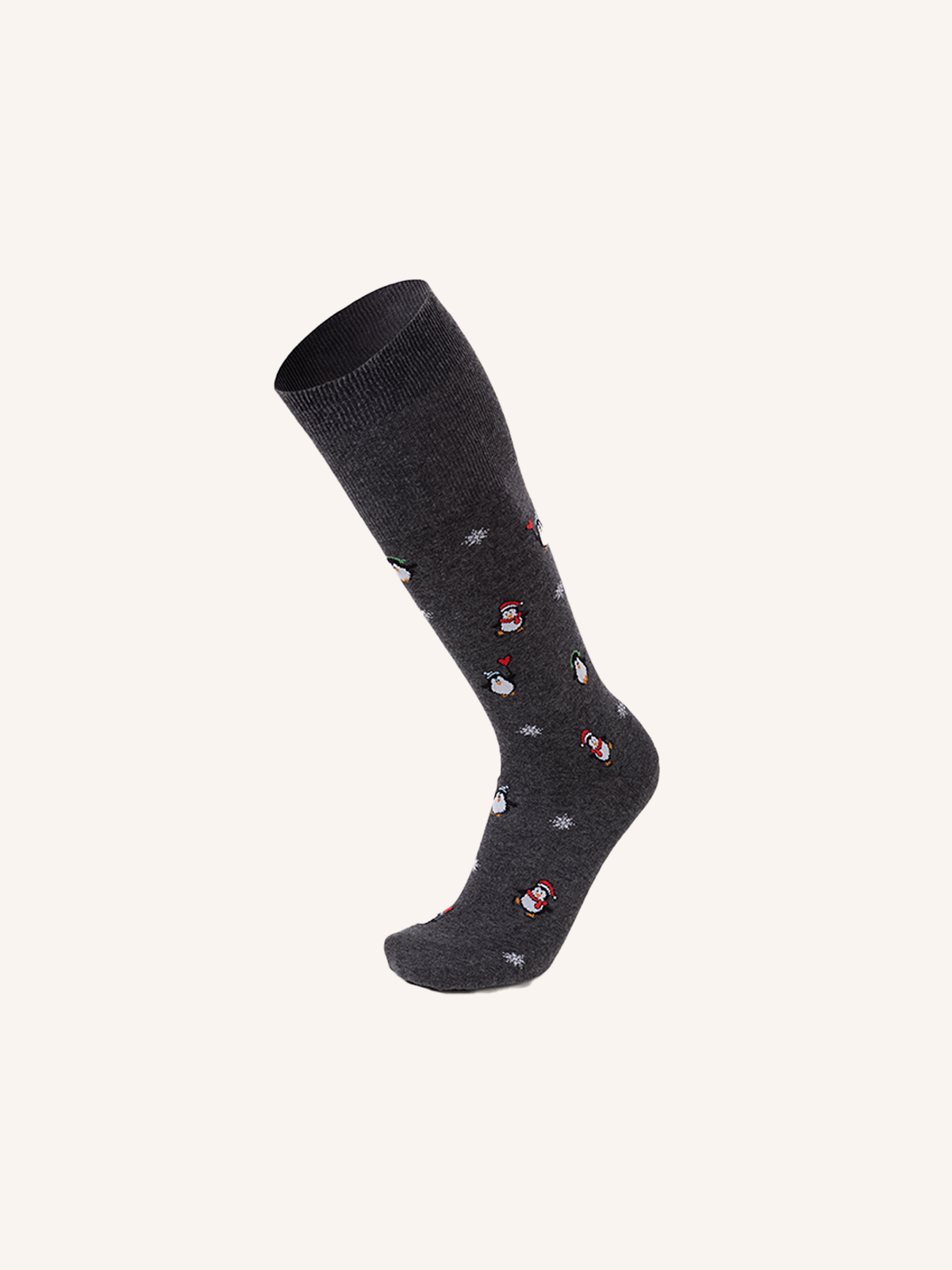 Calza Lunga in Cotone per Uomo motivo Natalizio | Fantasia | Confezione Singola | 301631