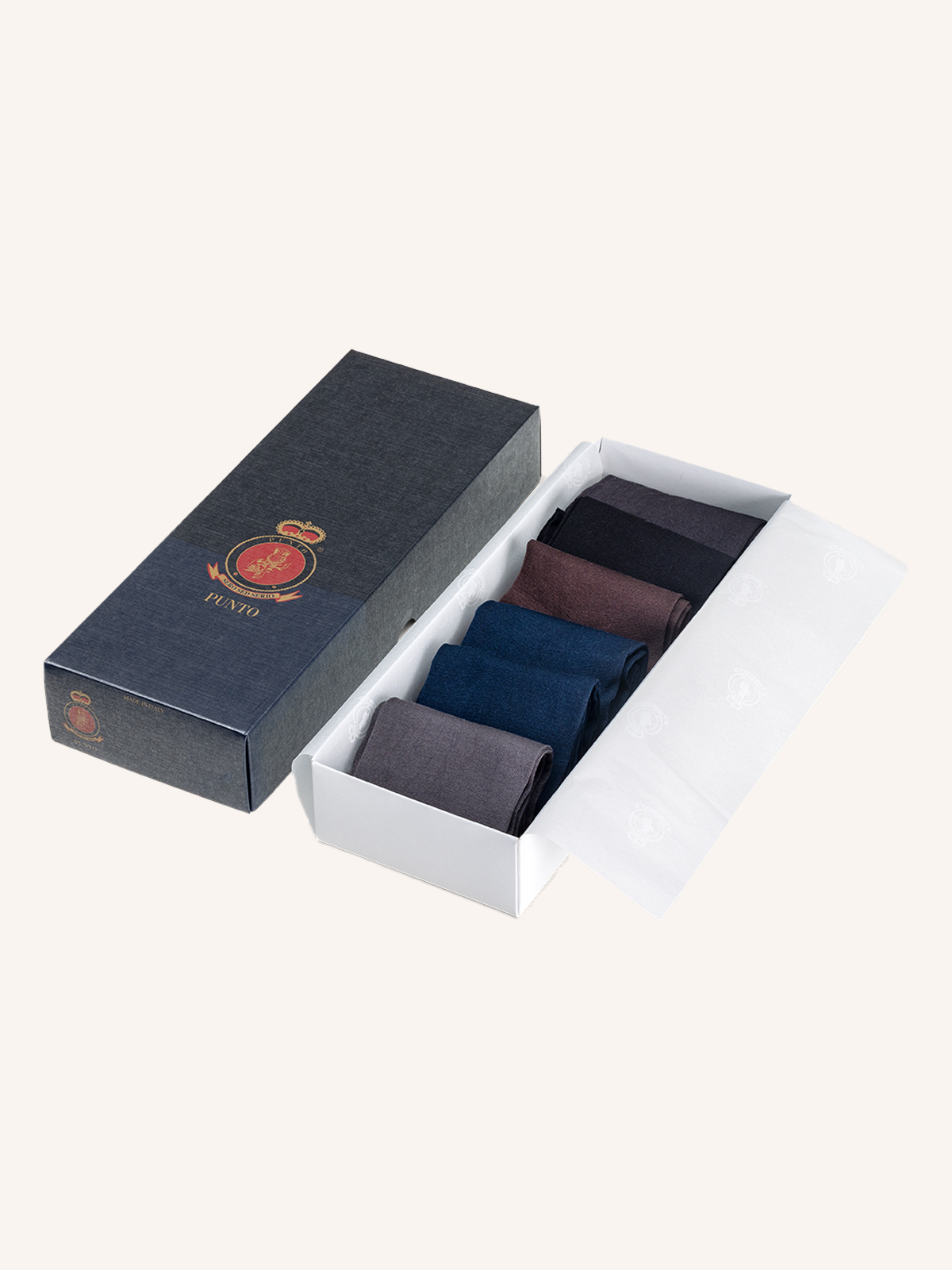 Calza Lunga in Filo Di Scozia Stretch per Uomo | Tinta Unita | Confezione da 6 paia | Imperial RL