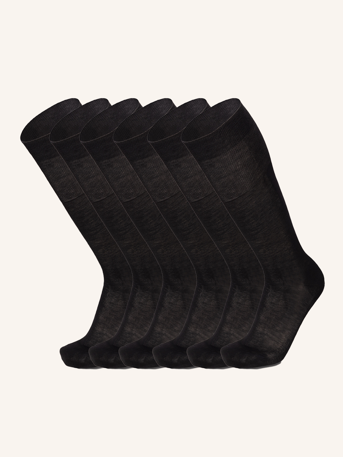 Calza Lunga in Filo Di Scozia Stretch per Uomo | Tinta Unita | Confezione da 6 paia | Imperial RL