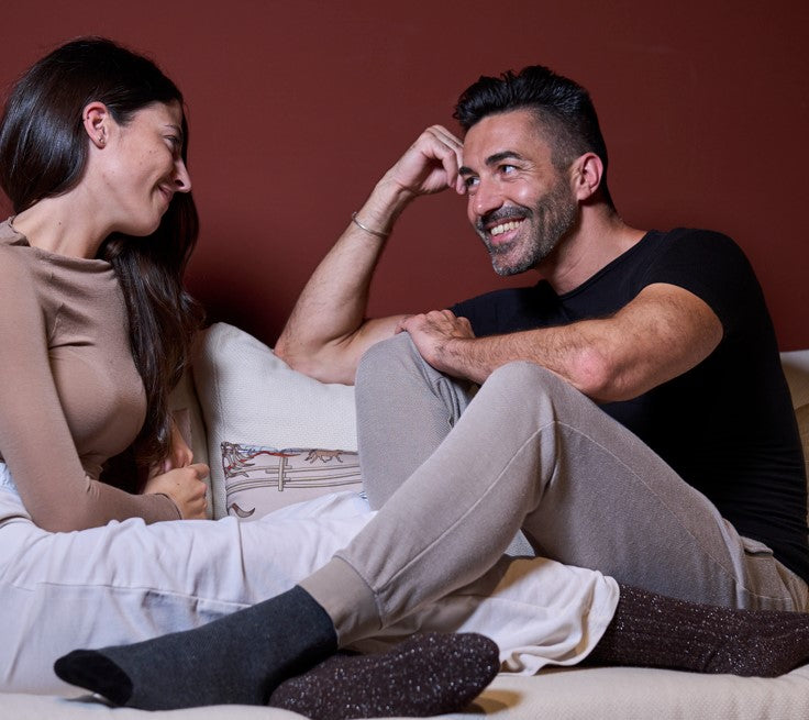 Maglia Girocollo a Mezza Manica da Uomo in Modal Ultralight con Cashmere | Tecnologia Seamless senza cuciture | Confezione Singola | MRCASH