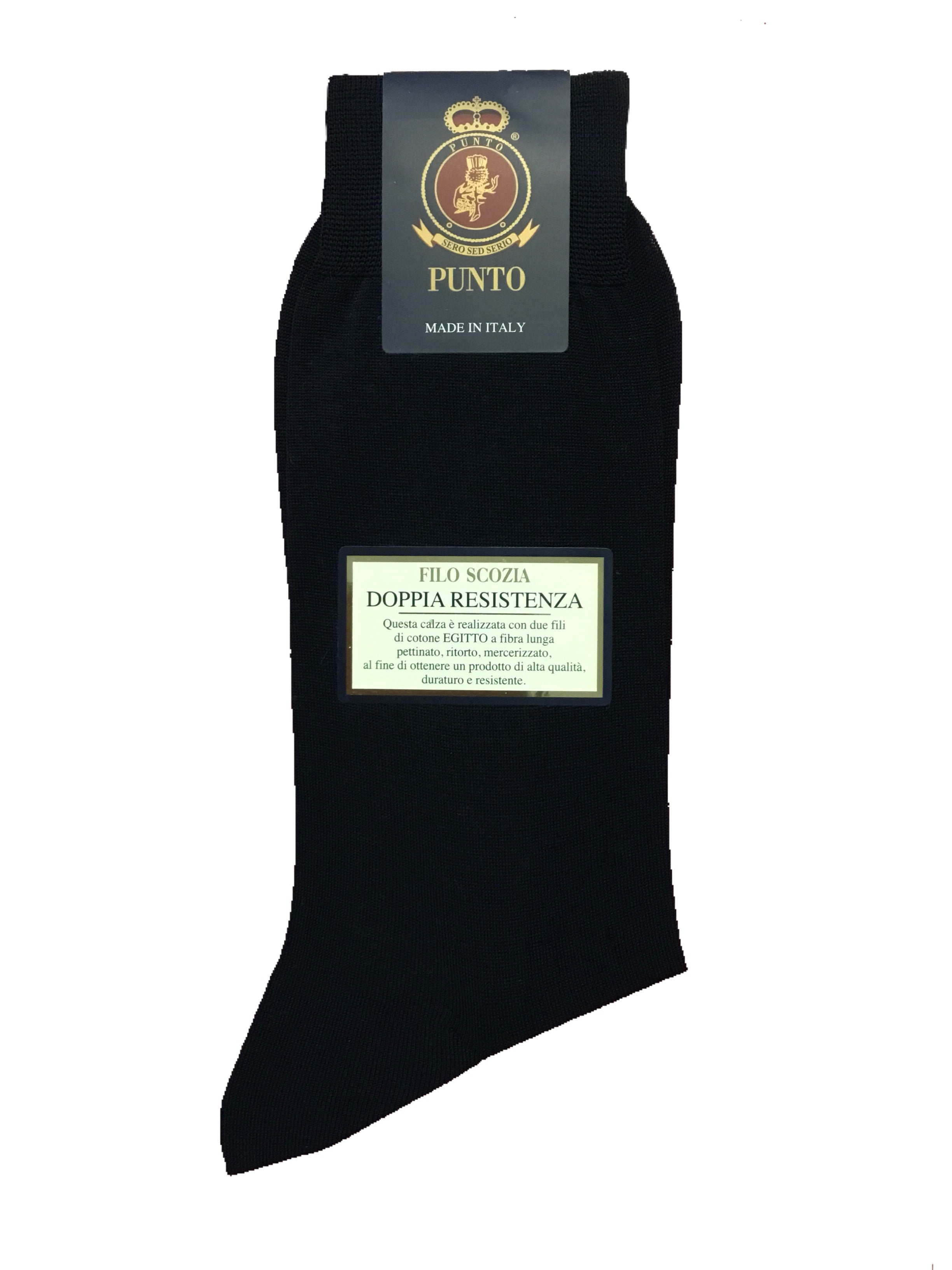 Calza Corta Rasata in 100% Filo di Scozia doppia resistenza per Uomo | Tinta Unita | Confezione da 6 Paia | Principe Rc