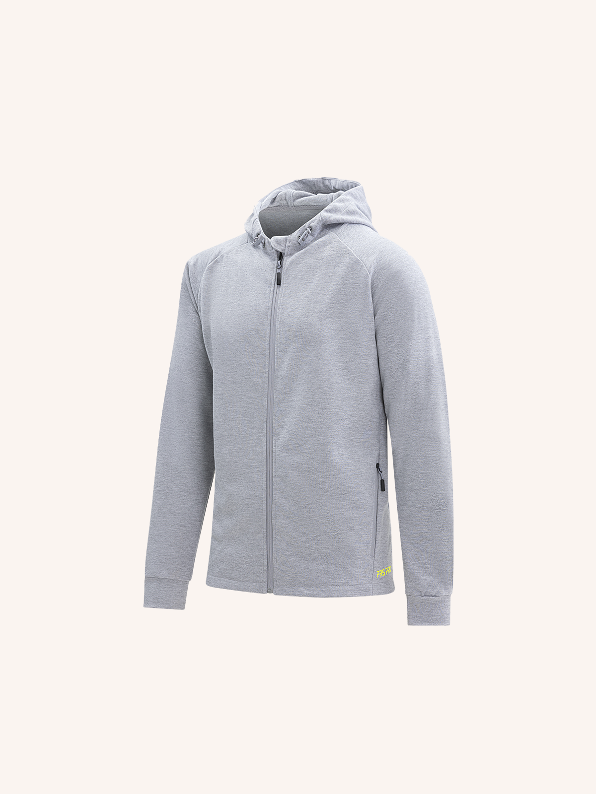 Felpa Full Zip con Cappuccio e Tasca con Zip per Uomo | Tinta Unita | Confezione Singola | PRS 102