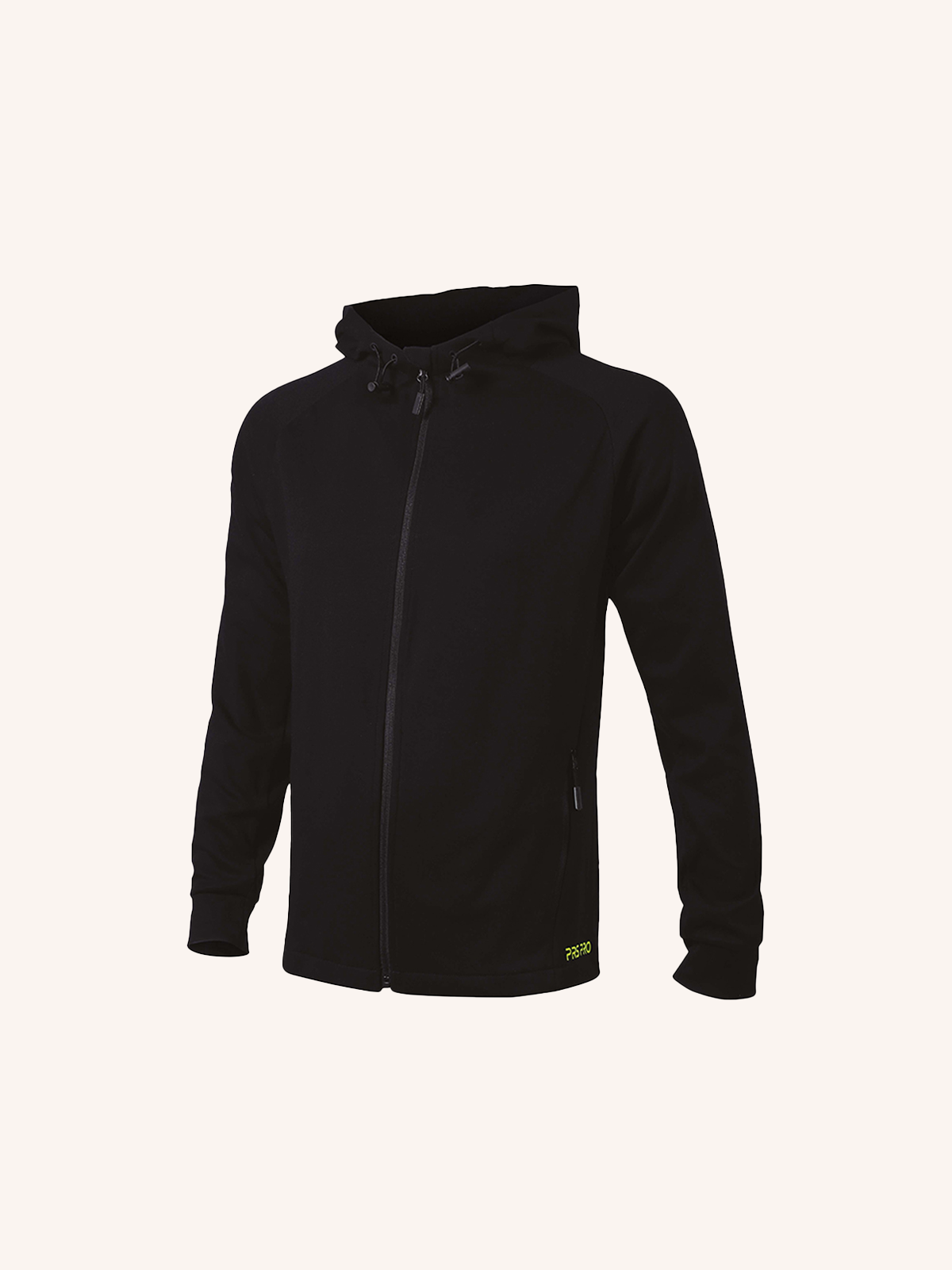 Felpa Full Zip con Cappuccio e Tasca con Zip per Uomo | Tinta Unita | Confezione Singola | PRS 102