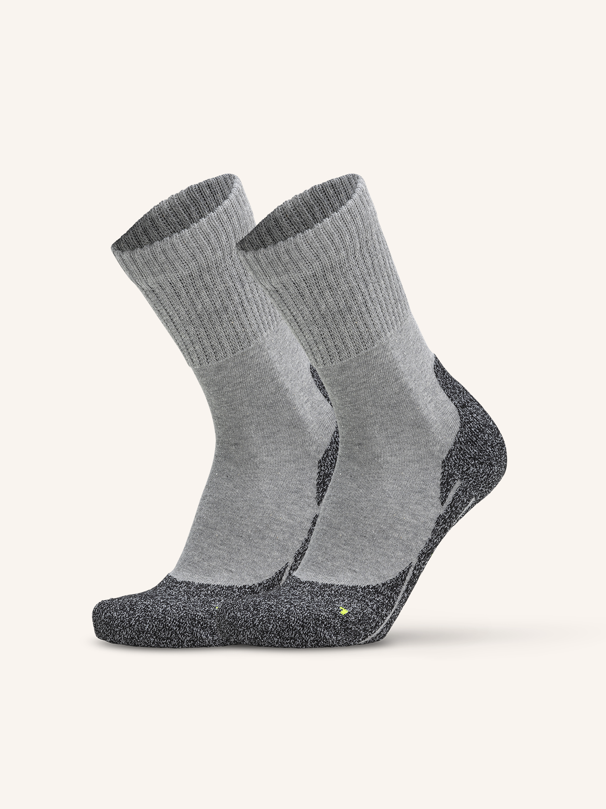 Long Cotton Socks for Men for Trekking | Plain Color | Pack of 2 Pairs | PRS PRO 04