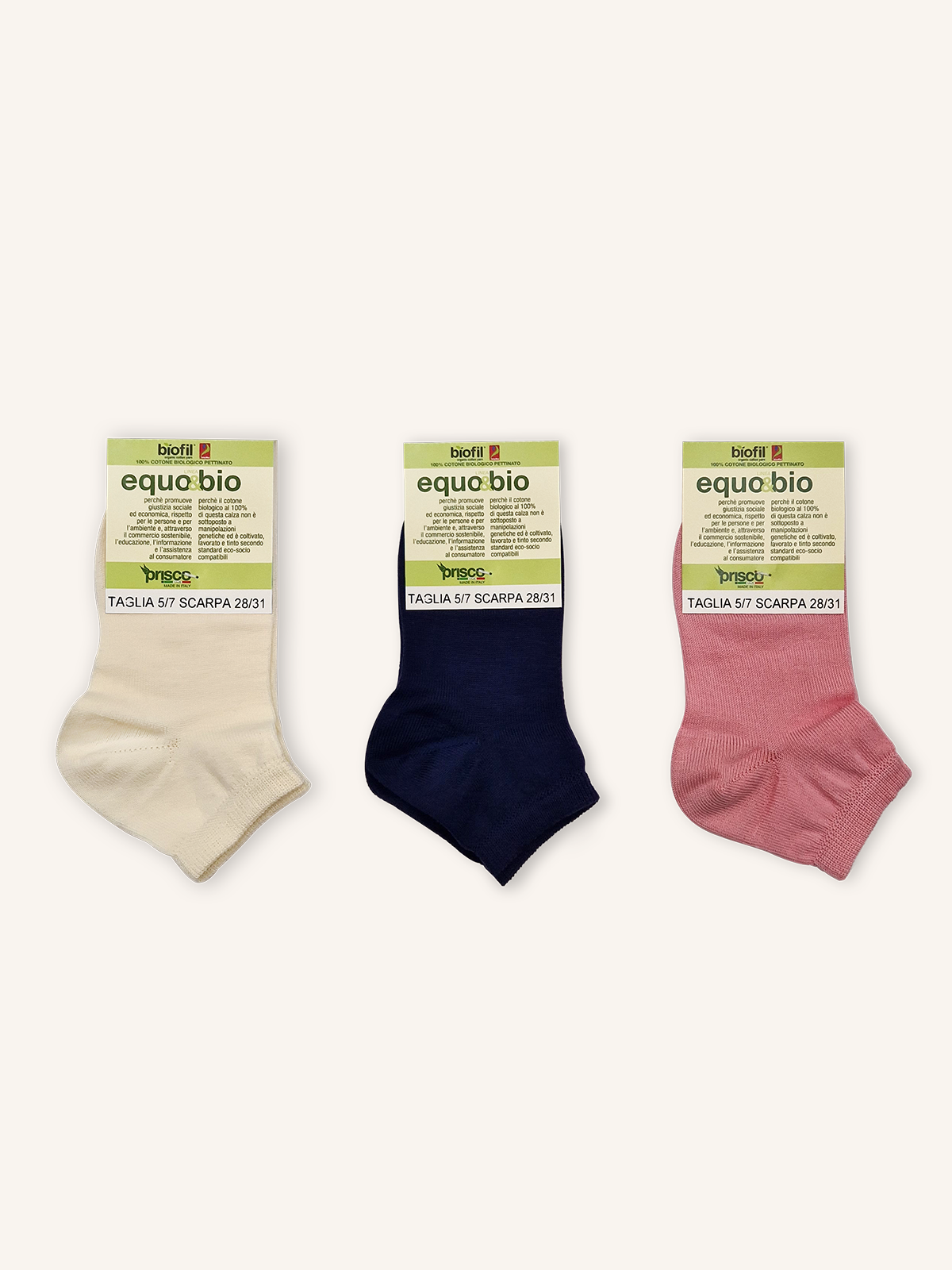 Cotton Socks for Kids | Pack of 3 Pairs | Bio B2