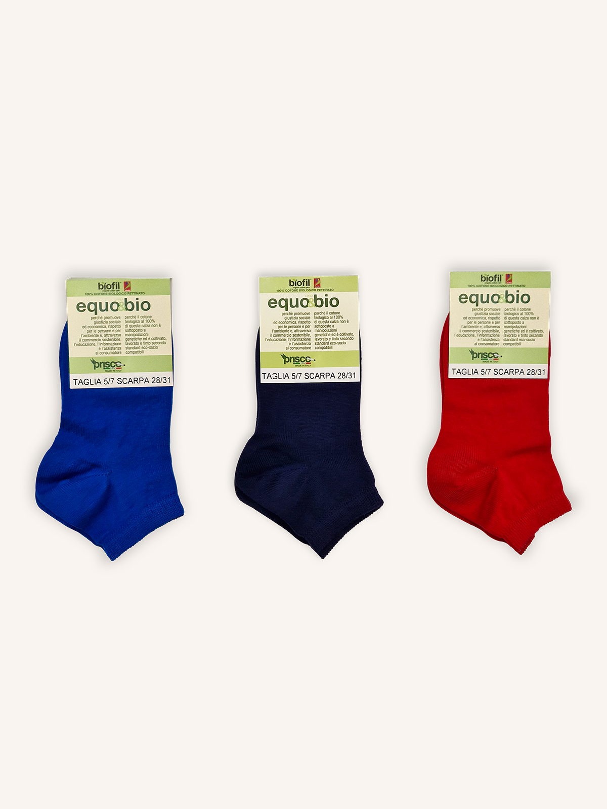 Cotton Socks for Kids | Pack of 3 Pairs | Bio B2