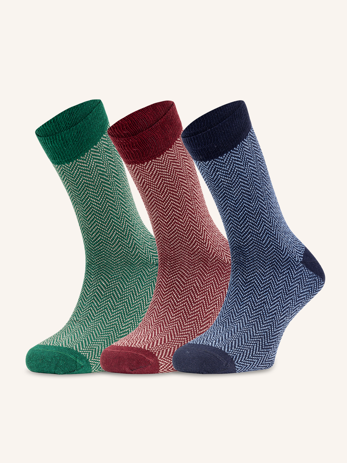 Short Socks in Jacquard Cotton for Men | Plain Color | Pack of 3 pairs | Jack C