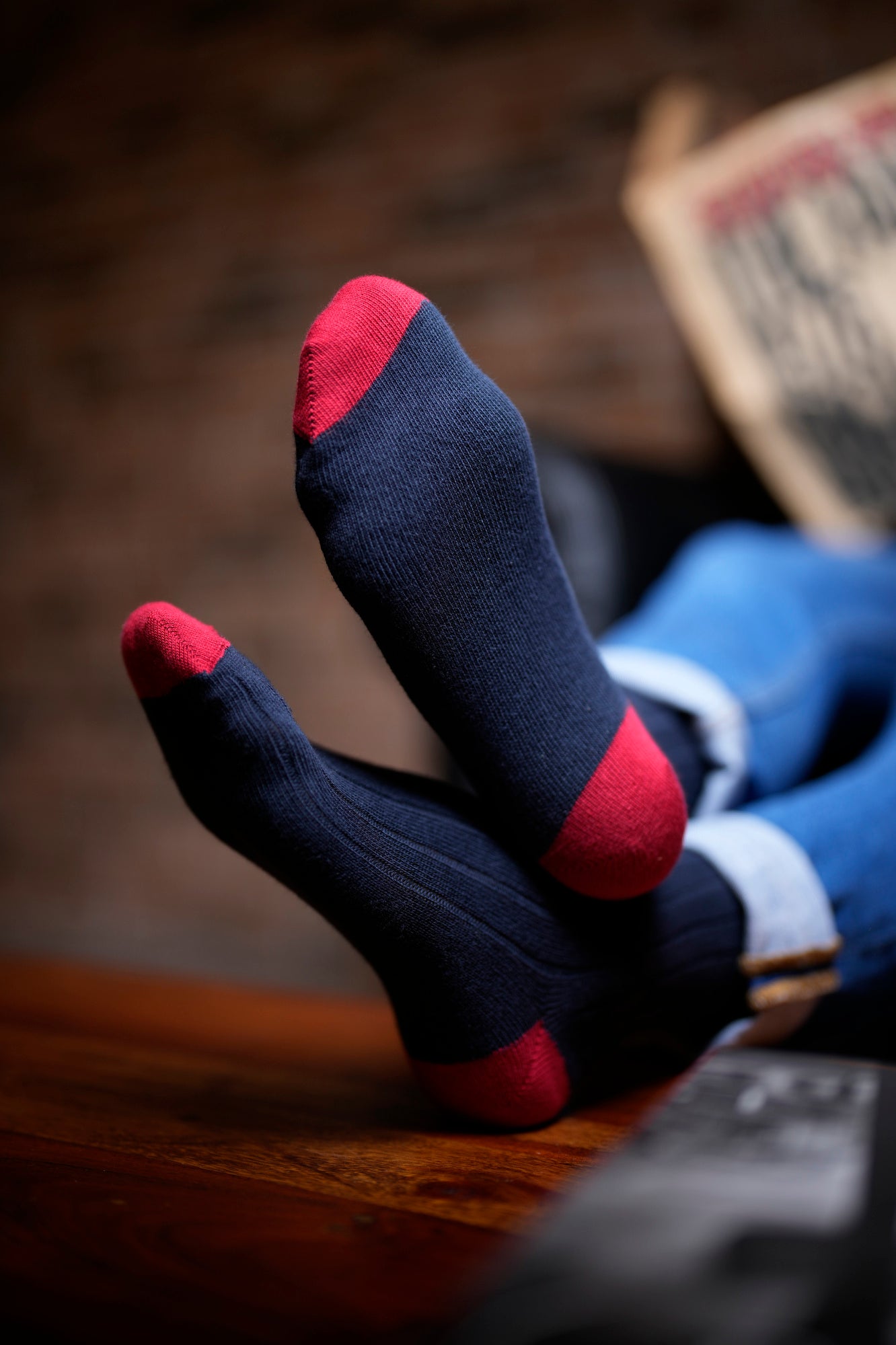 Long Cotton Socks for Men | Fantasy | Pack of 3 pairs | Polo L