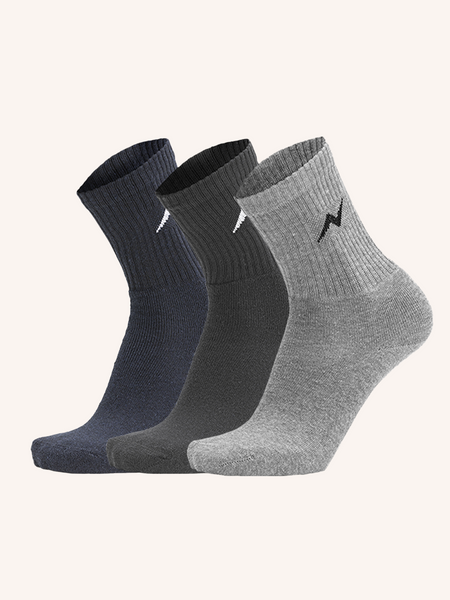 Puma QUARTER PLAIN UNISEX 6 PACK - Calze sportive - blue combo/blu Puma QUARTER PLAIN UNISEX 6 PACK - Calze sportive - blue combo/blu