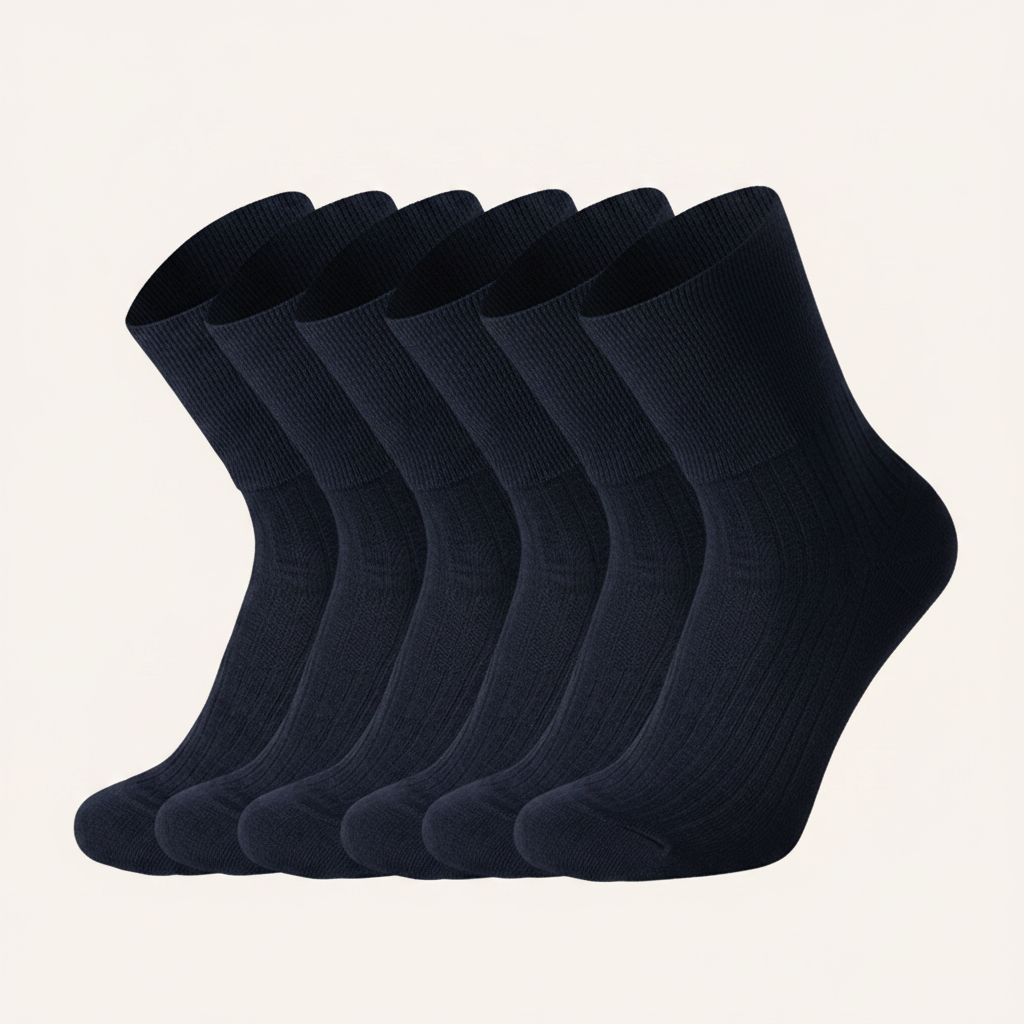 Short Sanitary Sock in Cotton for Men | Pack of 6 pairs | Sanital CC