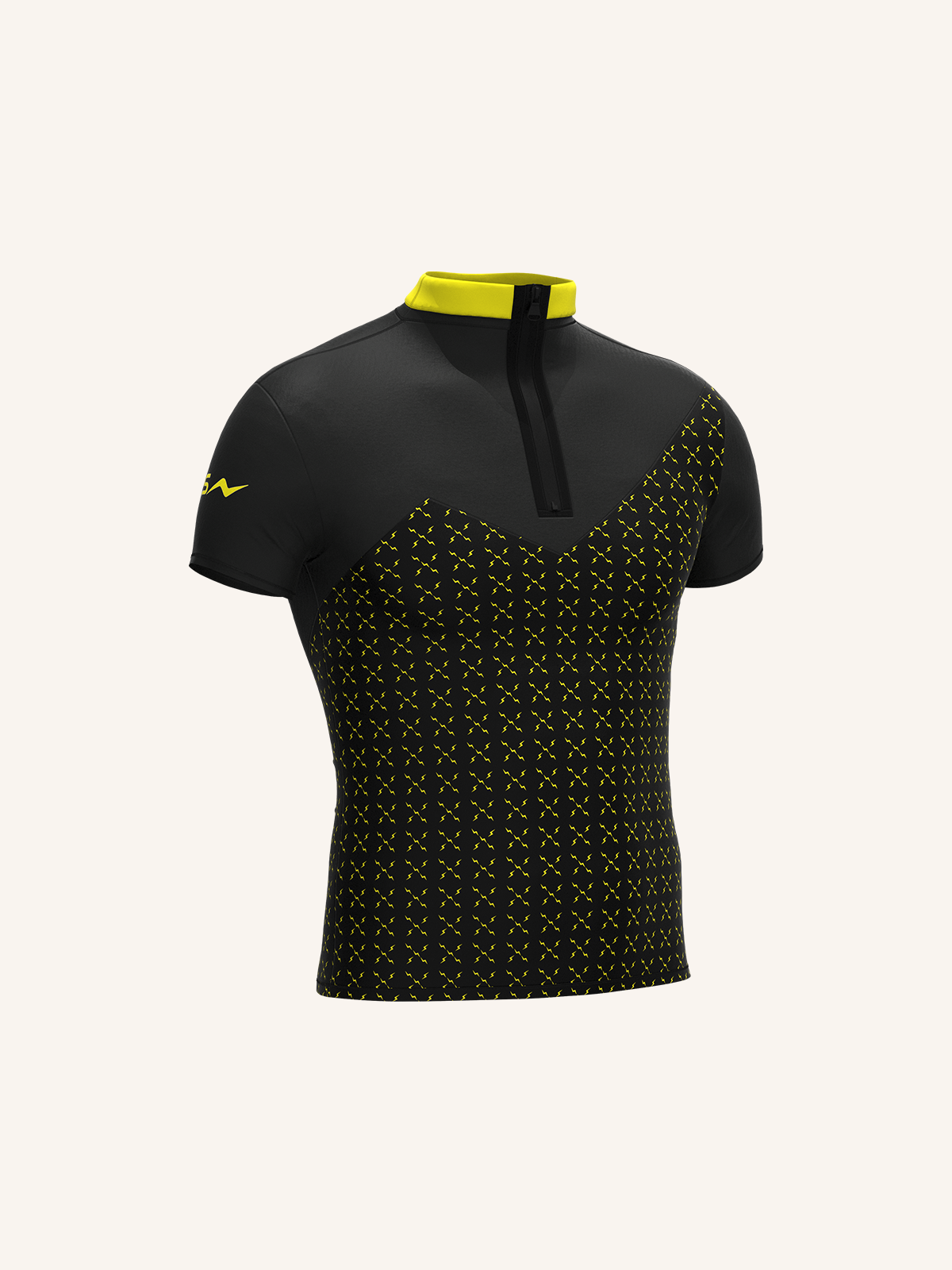 T-Shirt Outdoor Mezza Zip per Uomo | Confezione Singola | PRS PRO 303