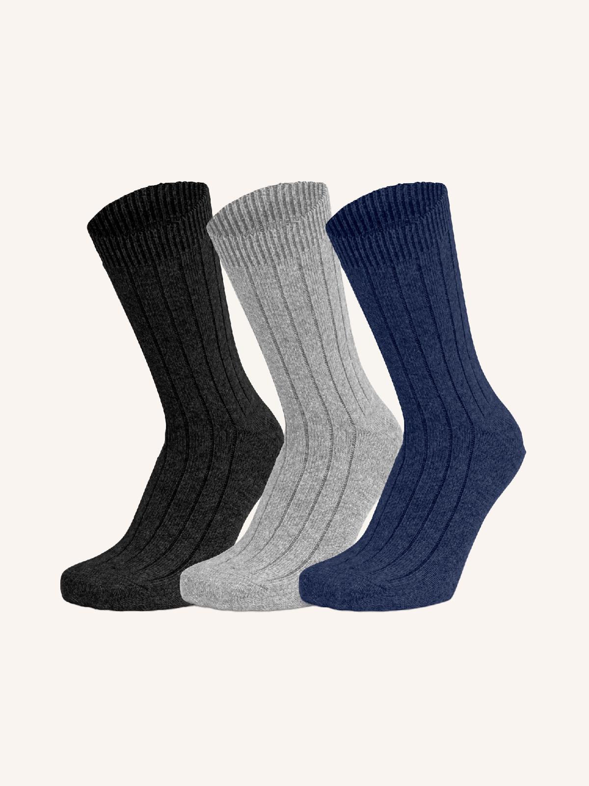 Short Socks in Angora, Cotton and Viscose for Women | Plain Color | Pack of 3 Pairs | Angorella
