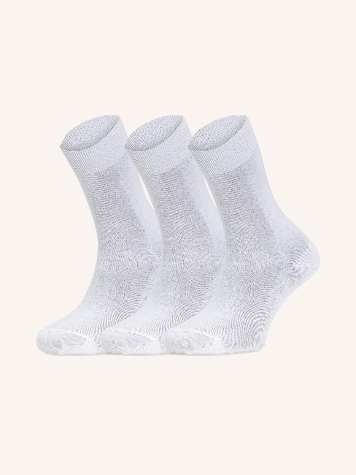 Short Stocking in Organic Cotton for Men | Plain Color | Pack of 3 pairs | Bio U3
